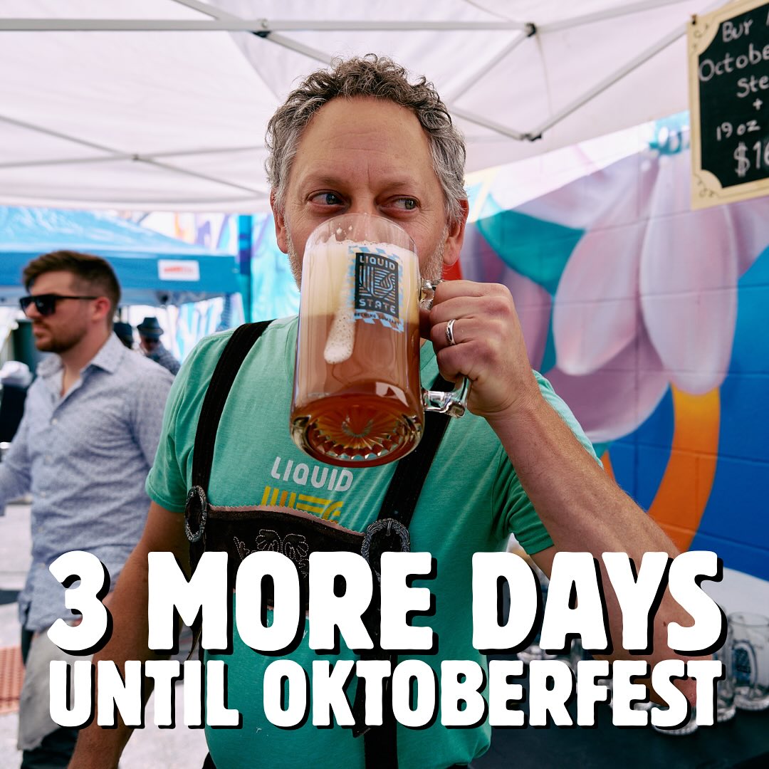🎉 The countdown is ON!
Just 3 more days until steins are clicking, games are happening, and Bavarian vibes take over Liquid State Brewing. 🥨
Who’s got their costume ready? Come send off Silo and celebrate with us! Tickets can be purchased through the link in our bio!
#liquidstatebeer #silofoodtruck #oktoberfest #ithaca #ithacaevents #germanbeer #bavarianvibes #thinknydrinkny