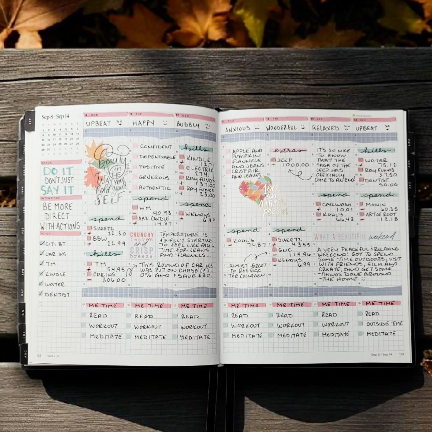 I am 100% an autumn person 🍂
.
Budgeting can be fun when you add creativity. 😉
Especially with the Hemlock and Oak weekly planner! The minimal page design assists with creating unique layouts to meet any of your planning needs. Use the link in my bio to discover more about this wonderful company.
.
#afterthepen #plannerspread #weeklyspread #plannercommunity #planwithme #plannerlove #ilovemyhappyplanner #happyplanning #thehappyplanner #iamahappyplanner #planneraddict #stickeraddict #plannerobsessed #plannerlife #planahappylife #planyourweek #plannernerds #plannerstickers #happyplannerinspiration #hemlockandoakweekly #budgetplanner #budgetgoals