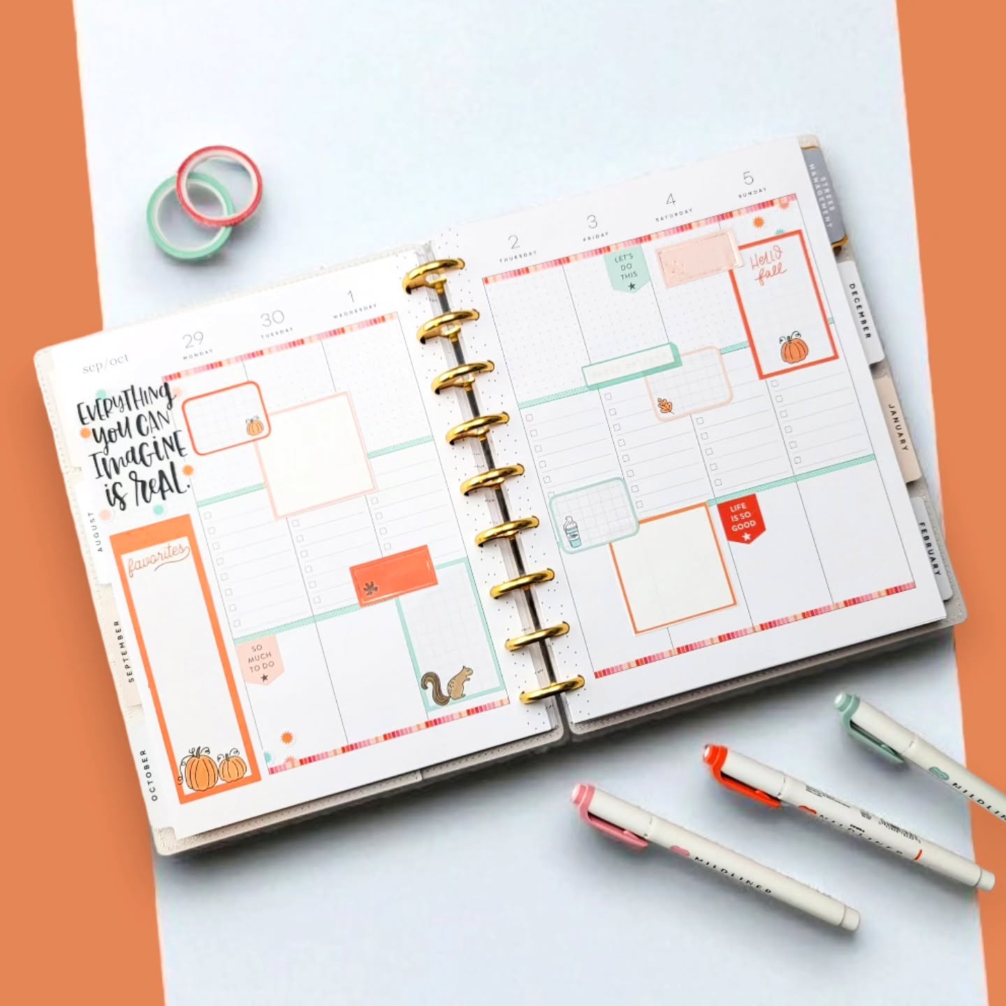 Who else is ready for October? #pumpkineverything
.
#beforethepen #classichappyplanner #verticalhappyplanner #plannerspread #weeklyspread #happyplannerweekly #plannercommunity #planwithme #plannerlove #ilovemyhappyplanner #happyplanning #thehappyplanner #iamahappyplanner #planneraddict #stickeraddict #plannerobsessed #plannerlife #planahappylife #planyourweek #plannernerds #happyplannerstickerbook #plannerstickers #happyplannerinspiration #checklistlayout #octoberplanner