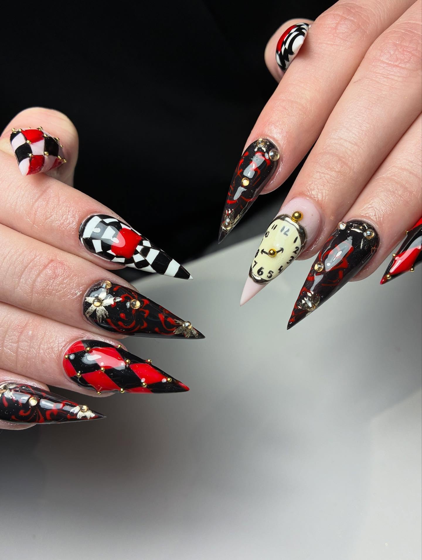 ❤️🖤
.
.
#nailsnailsnails #nailsmelbourne #melbournenails #australia #nailsart #acrylic