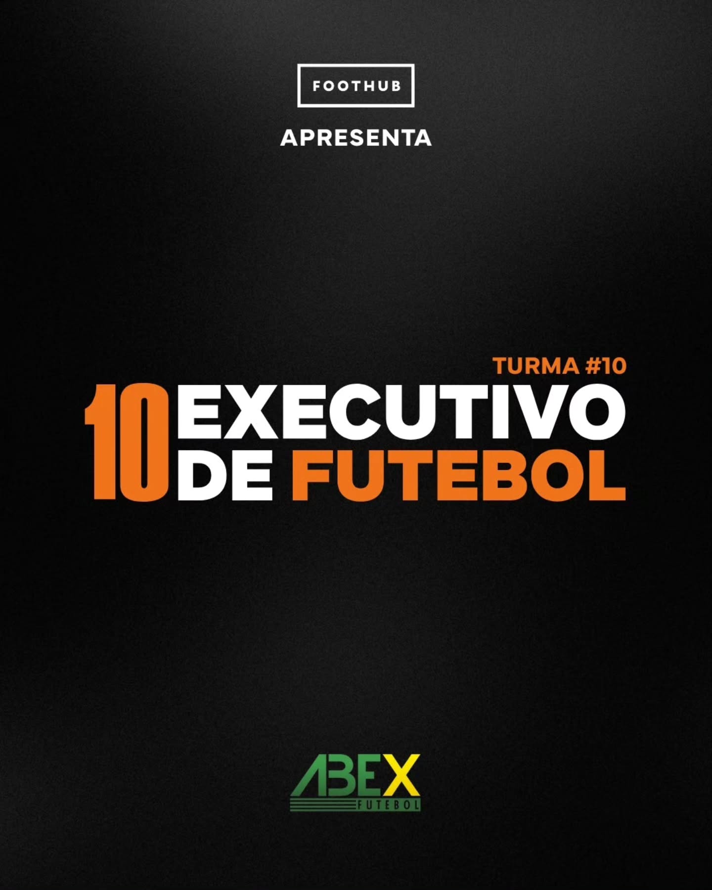 Está no ar o Executivo de Futebol - Turma 10🤩
Associados da ABEX recebem 20% de desconto em mais uma parceria
O curso construído como um verdadeiro manual de atuação do Executivo de Futebol, irá ajudar você a impulsionar sua carreira no futebol a partir de aulas com referências na área e muito networking!
🖥️ 10 encontros com especialistas do mercado
✈️ 2 Encontros presenciais: Porto Alegre e São Paulo
📅 Aulas entre 17/10 e 24/11
💻 Formato: Ao vivo pelo Zoom
⏰Horário: das 19h às 22h