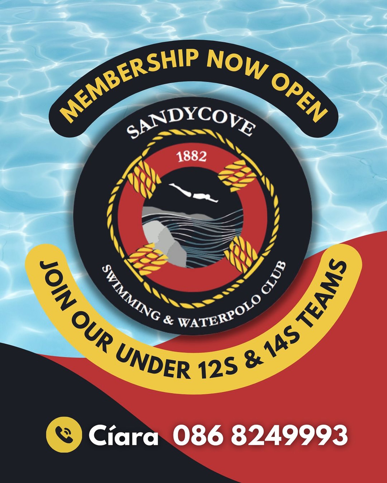 🌊 Sandycove Swimming & Waterpolo Club
NEW JUNIOR MEMBERS WELCOME!
🏊♀️ Training every Sat @ Blackrock College Pool
⏰ U12s 1.30pm
⏰ U14s 2.30pm
🤽♀️ No experience needed – just be able to swim 4 lengths.
✨ Come try it out – all welcome!
📞 Cíara 086 8249993
#sandycovesc #waterpolojuniors #juniorwaterpolo