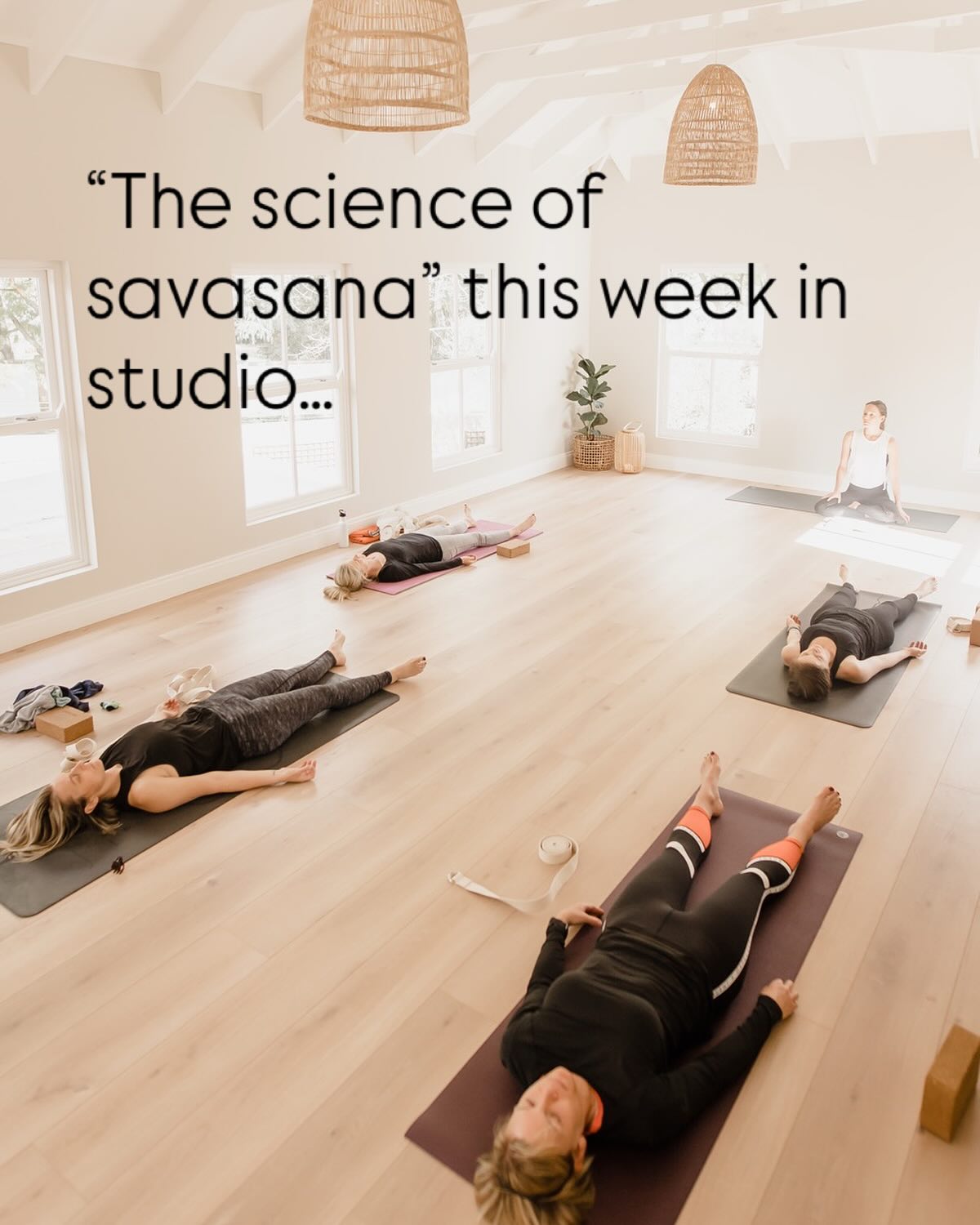 This week we explore ‘The Science of Savasana’ — not to turn Savasana into a theory lesson, but to gently understand why this final rest is one of the most powerful parts of our yoga practice.
In Savasana, the body is deeply relaxed and the nervous system shifts into a parasympathetic state. This means that brainwave activity slows down — moving from the more active beta frequencies toward calmer frequencies like alpha and sometimes theta waves — the sweet spot where the mind is quiet but still aware, allowing integration, creativity, and deep rest.
As we move through slow, restorative postures, breathwork, and transitions, we’ll take time to consider how each shape is preparing the body, nervous system, and mind for stillness. Come reset with us 🙏🏼