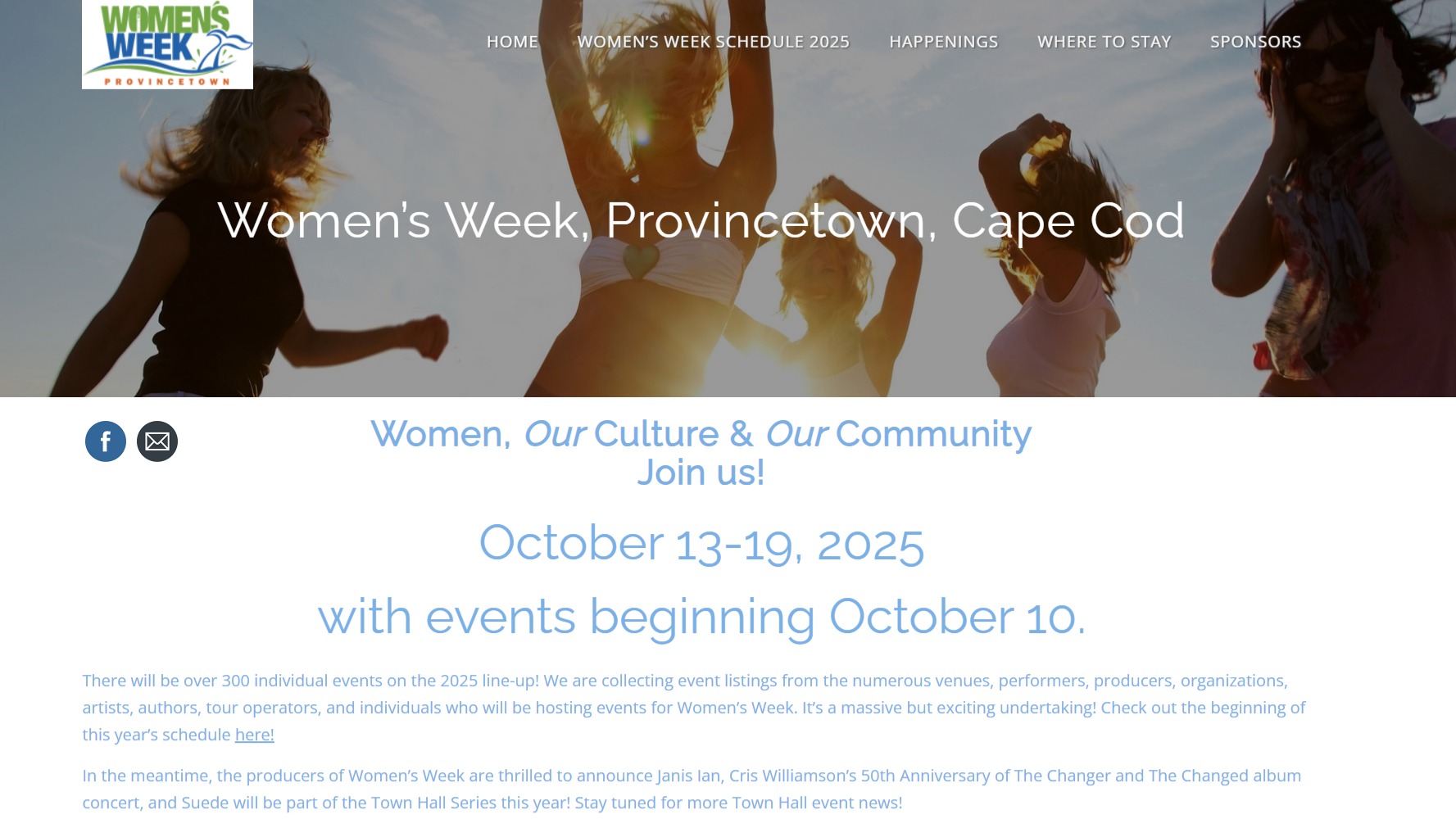 Women....Who's going? My wife and I are actually in Ptown this weekend. What a perfect day it was today, walked Commerical street with our dog, ate at Spiritus and walked on Herring Cove Beach for sunset.
Our plan is to be there next year, and really happy for all the women going this year!
Shout out if you're going!!!!