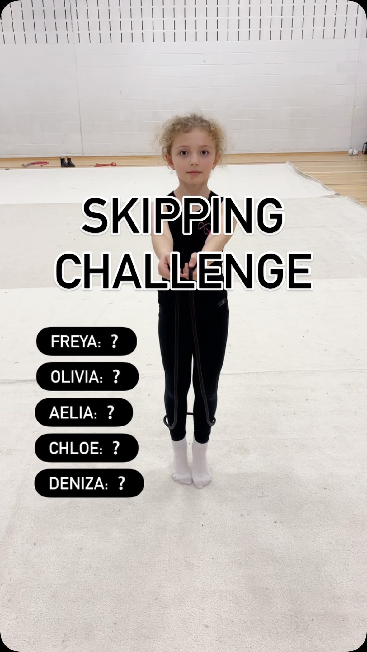 How many skips can you do in 8 seconds? ✨
We joined the challenge by @putney_gymnastics_academy to see how fast our gymnasts can skip. The winner was Deniza, with 24 skips! Congrats Deniza 🥳
Still not 35 like Penelope did 🫶 but we’re progressing every day!
Join the challenge and let’s see who’s the fastest skipper at YOUR gym? 💨
#skippingchallenge #rhythmicgymnastics #gymnasticschallenge #ropeskipping #skipping