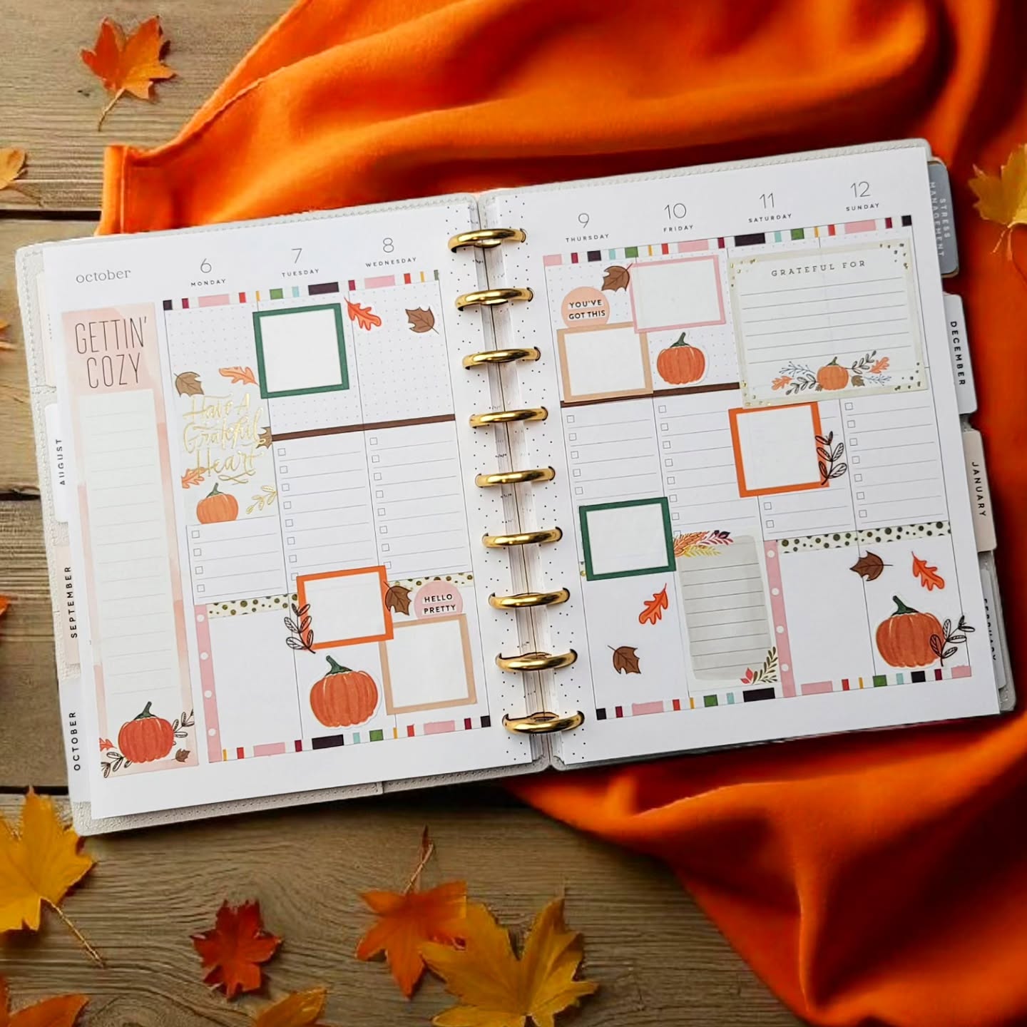 Getting cozy with some fall vibes 😌
.
In need of some fall-themed box stickers for your planner layouts? Check out my etsy shop... download, print, and cut in a variety of colors!
.
#beforethepen #classichappyplanner #verticalhappyplanner #plannerspread #weeklyspread #happyplannerweekly #plannercommunity #planwithme #plannerlove #ilovemyhappyplanner #happyplanning #thehappyplanner #iamahappyplanner #planneraddict #stickeraddict #plannerobsessed #plannerlife #planahappylife #planyourweek #plannernerds #happyplannerstickerbook #plannerstickers #happyplannerinspiration #checklistlayout