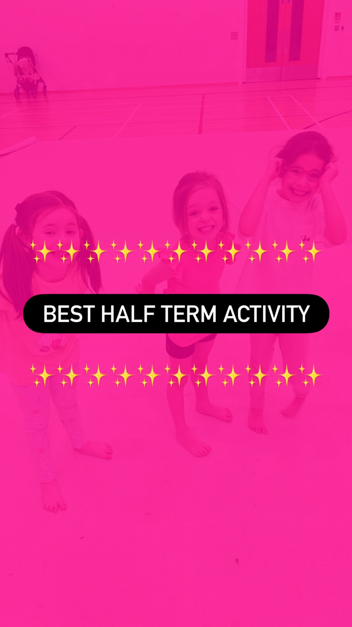Looking for a fun way to keep your child active (and off screens 😅) this half-term?
Our Rhythmic Gymnastics Camp is the perfect mix of movement, creativity and fun — designed to build flexibility, coordination and confidence through games, dance and apparatus skills ✨
🗓 Wednesday, 29th October
📍 Kensington Primary Academy, W14 8QZ
⏰ 10am–4pm (£65) or 10am–1pm (£40)
🌈 For ages 4–12
💫 Members get £5 off!
Whether your child’s a complete beginner or already loves gymnastics, they’ll spend the day learning, laughing and making memories to last 💕
🎟 Spaces are limited — visit the link in bio to book!
#halftermfun #kidsactivitieslondon #activekids #screenfreefun #shinebrightgymnastics