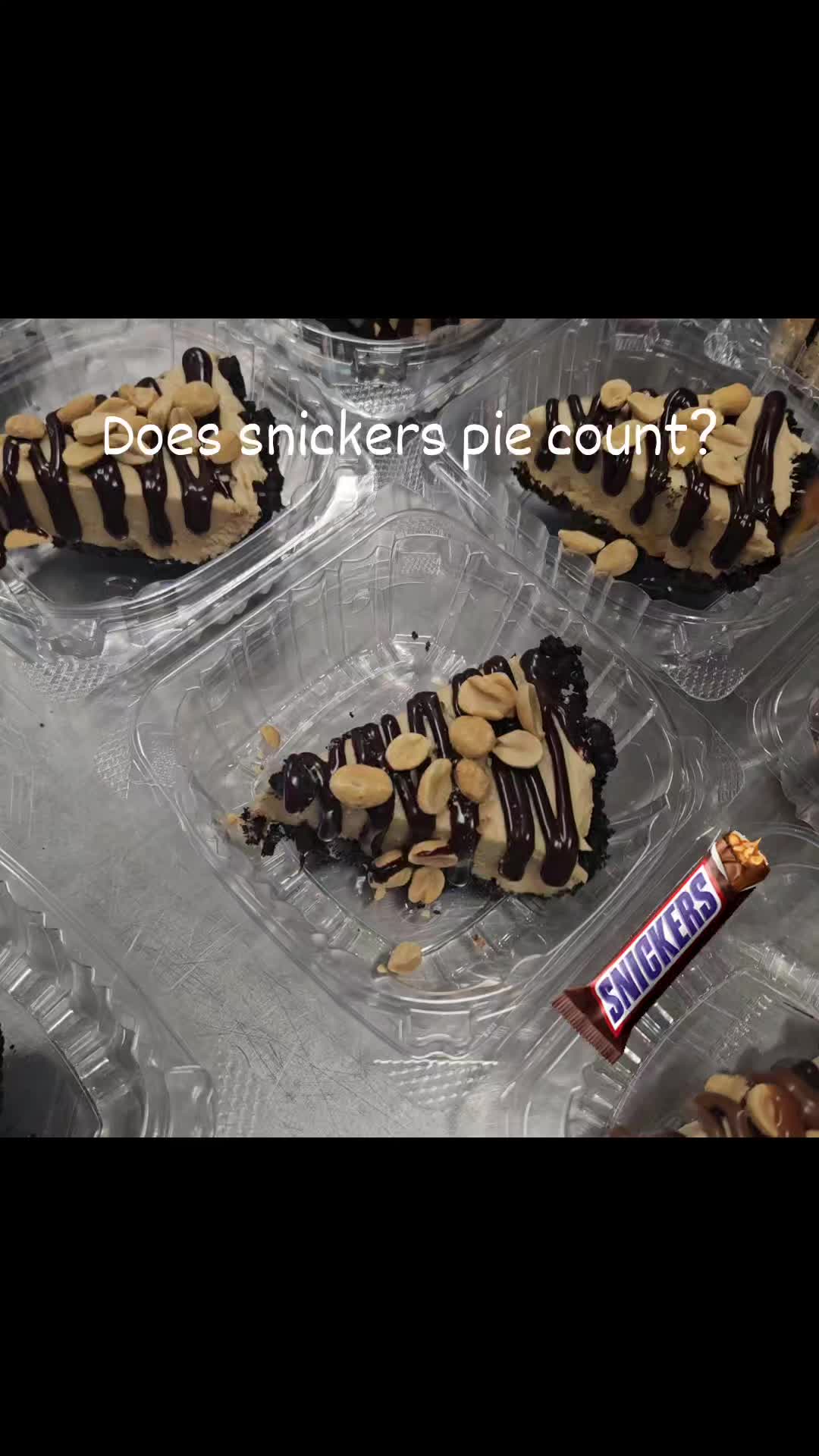 Peanuts, chocolate and caramel all in a PIE?! See this weekend! 👏