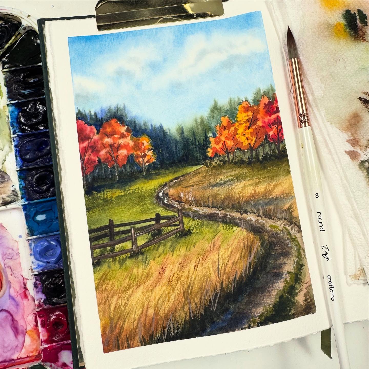 Want to learn how to paint this? This painting is from tonight’s October Patreon livestream! Did you know I have a Patreon? It’s where I post all my YouTube content ad free, provide 3 exclusive tutorials a month AND host 1 livestream a month?! We had so much fun painting this, exploring depth, shadows and texture! For the livestream tier it’s only $7 a month and you get all of those perks! Not to mention sneak peeks on product development and are the first to know about all my workshops and retreats! Now, I’m not trying to persuade you or anything…🫣but that seems like a pretty good deal to me!
So come and join the fun! Follow me on Patreon at www.patreon.com/EmmaLefebvre !