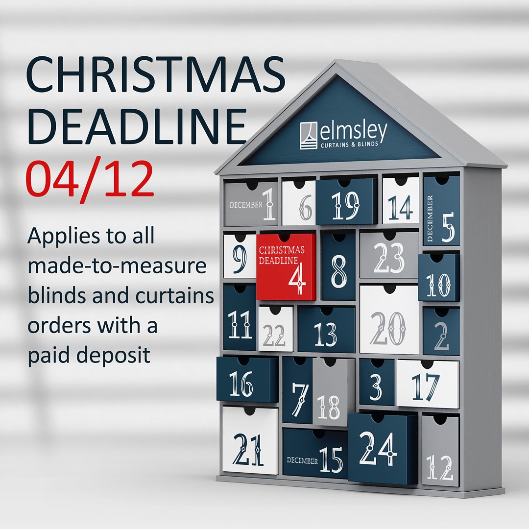 ⚠️1 month countdown! 🎅🏽🧑🏻🎄
Last chance to order made to measure blinds and curtains in time for Christmas any orders placed after the 4th won’t be fitted until January the 8th onwards ⚠️