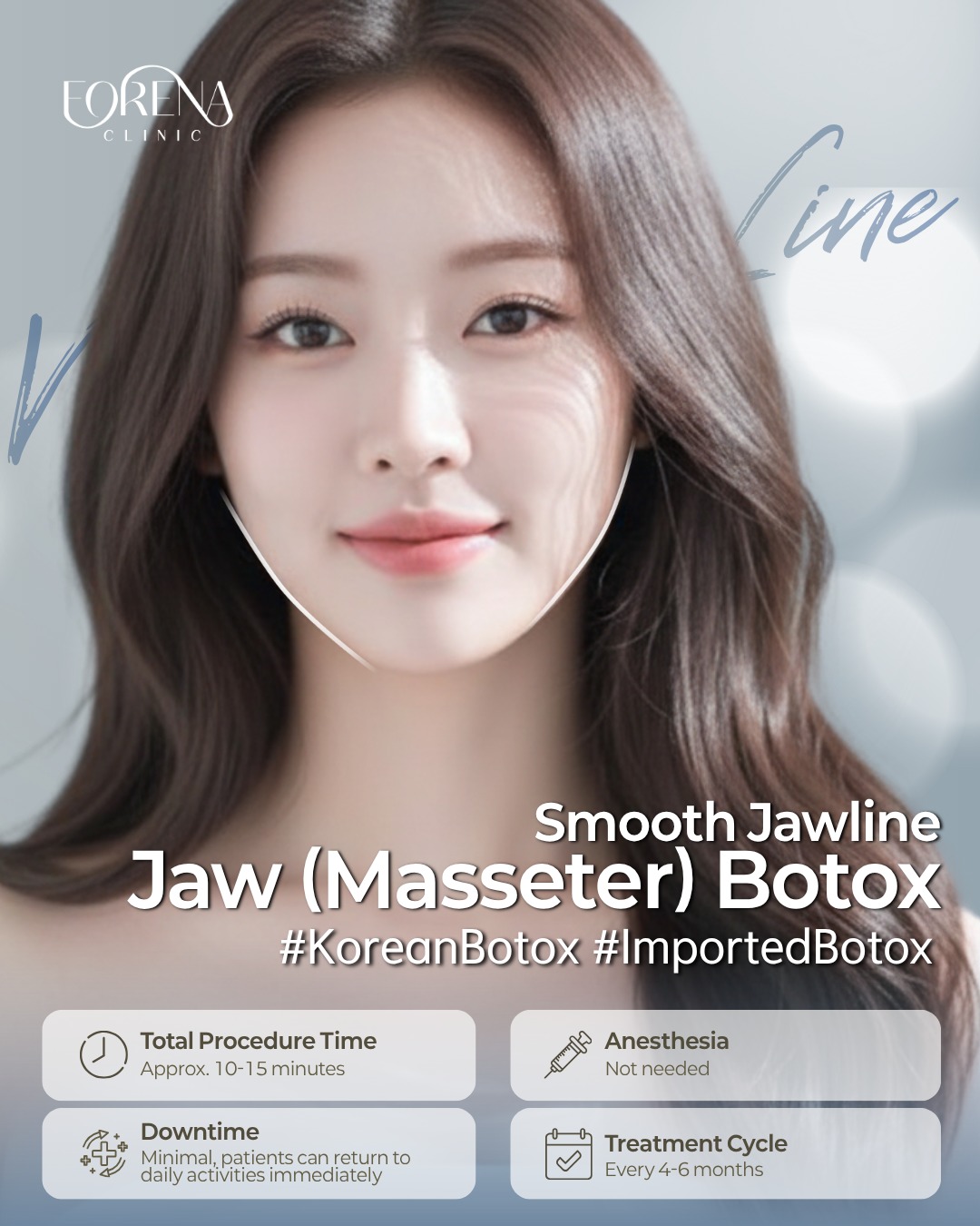 Jaw (Masseter) Botox is one of the most popular non-surgical treatments in Korea 🇰🇷✨
By targeting the masseter muscle, it may help create a slimmer and softer facial contour without downtime.
Many patients choose it for its quick procedure time and natural-looking results. Effects can usually be seen within 1–2 weeks and last around 4–6 months, depending on the individual.
If you’re planning a trip to Korea and considering aesthetic treatments, Jaw Botox is often recommended as an accessible and widely trusted option.
Forena Clinic – Foreigner-Friendly Skin & Aesthetic Clinic in Seoul
📍 Address
7th Floor, 140 Yanghwa-ro, Mapo-gu, Seoul, South Korea
(5-minute walk from Hongdae Station Exit 9)
🌐 Website
www.forenaclinic.com
📱 Social Media
• Facebook: @forenaclinic
• TikTok: @forenaclinic
• Instagram: @forenaclinic
• Youtube: @forenaclinic
#JawBotox #MasseterBotox #KoreanClinic #ForenaClinic #SeoulClinic #KBeauty #MedicalTourismKorea