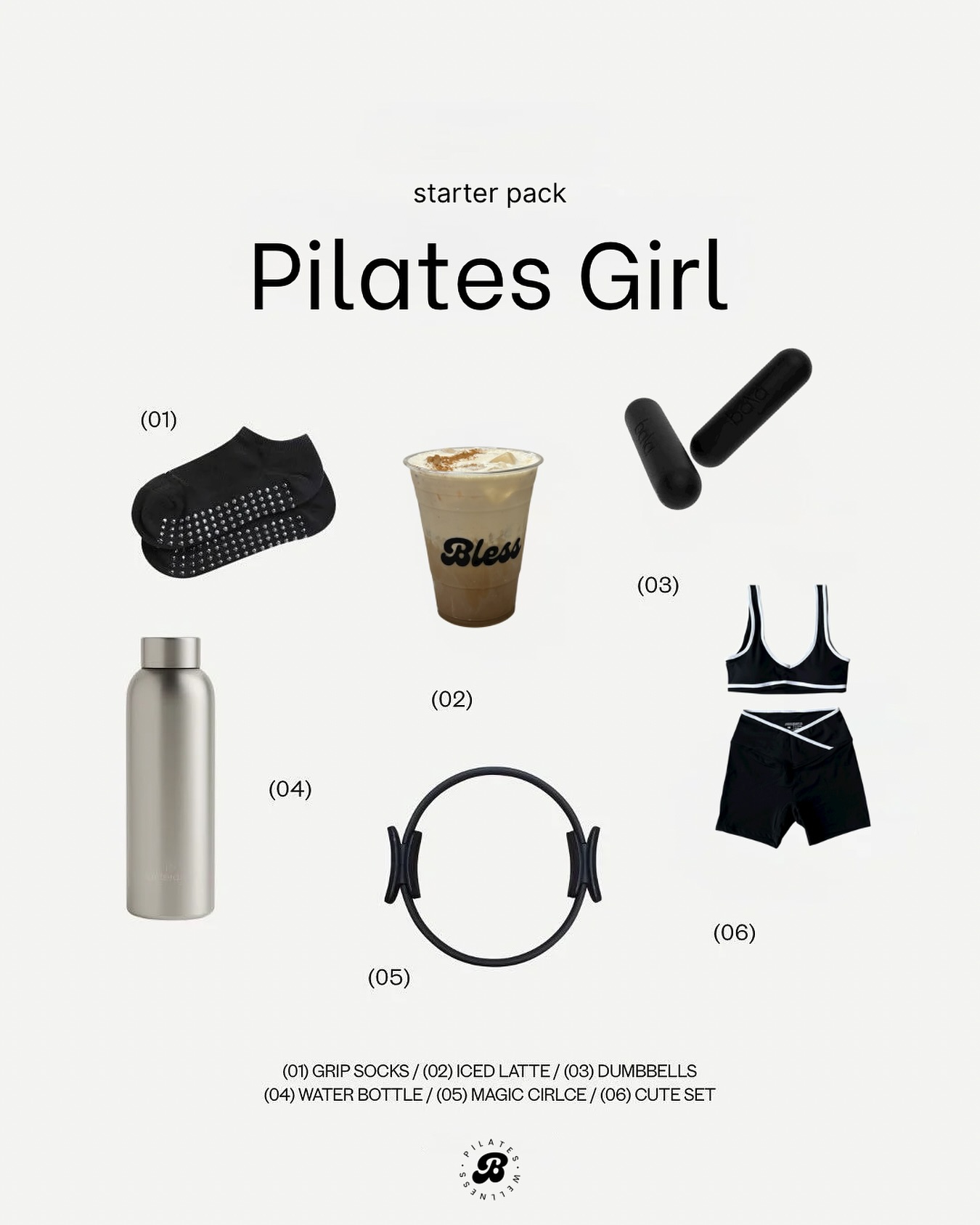 Starter pack pilates girl 🤍