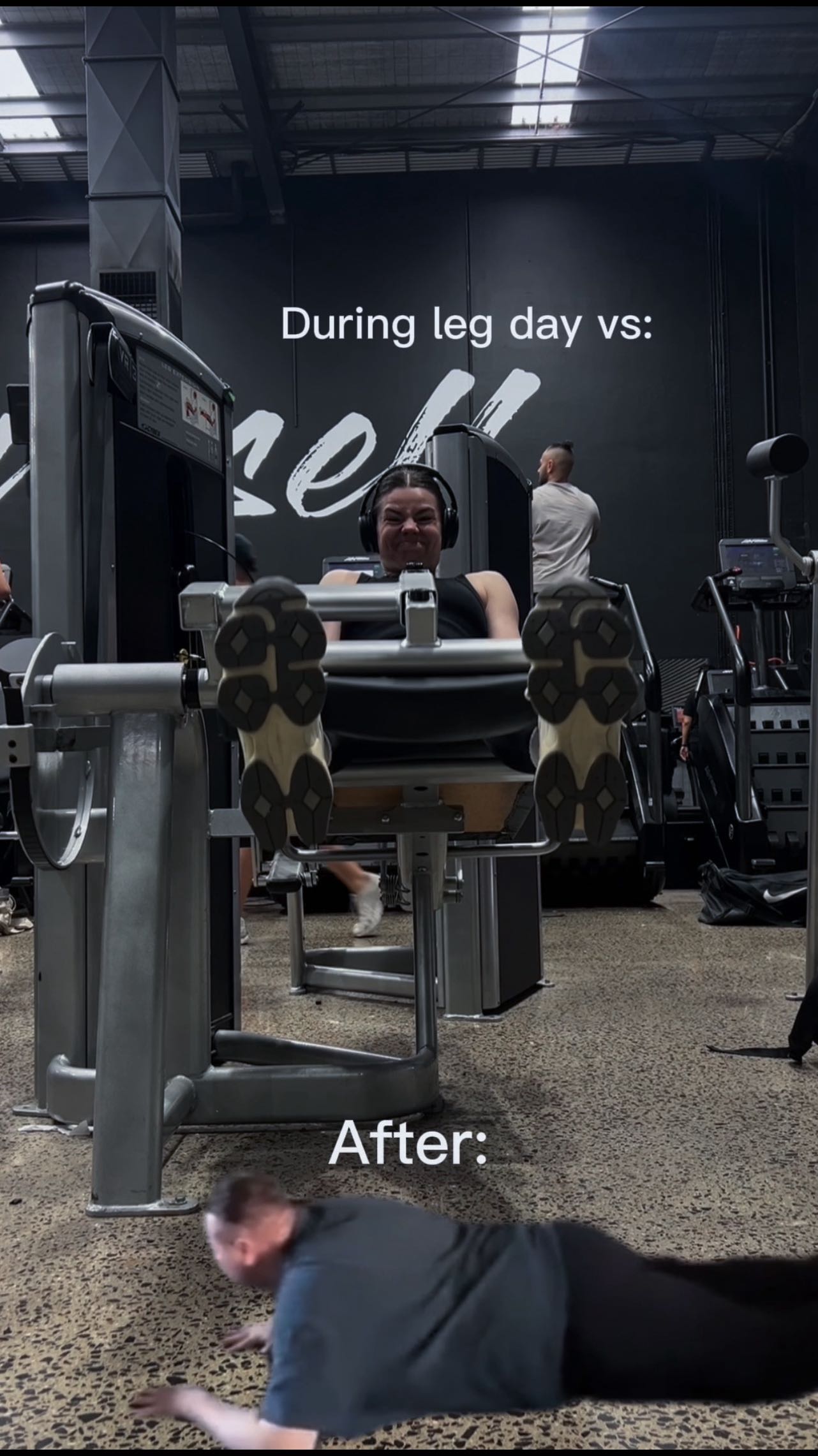 I just want big quads 💀
#gymhumour #beforevsafter #legday #gymgirl #allbodiesaregymbodies #gymmotivation #fitnessjourney #gymmeme