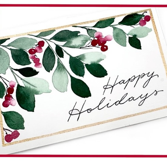 6 days of holiday card tutorials are available on my YouTube channel now! Have you been following along? If you’re new to watercolour or just looking for ideas, join my 12 days of holiday card making now! It’s completely free and all you have to do is head to my YouTube channel and watch the videos at your own pace! Come and enjoy the fun!
And if you HATE YouTube ads, become a patron of mine for as little as $3 CAD a month and get ALL of my YouTube content AD FREE! You also have access to exclusive tutorials only available on Patreon AND tracing templates for paintings (just like the cute red card and tree card)
ALL LINKS ARE IN MY BIO! Happy painting!