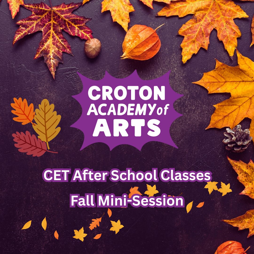 Registration for CAAâs CET After School classes is open! We have classes for elementary students of all ages on almost every day of the week! Register online at the link in our bio!
#crotonacademy #crotoncommunity #afterschoolprogram #kidsclasses #kidsarts