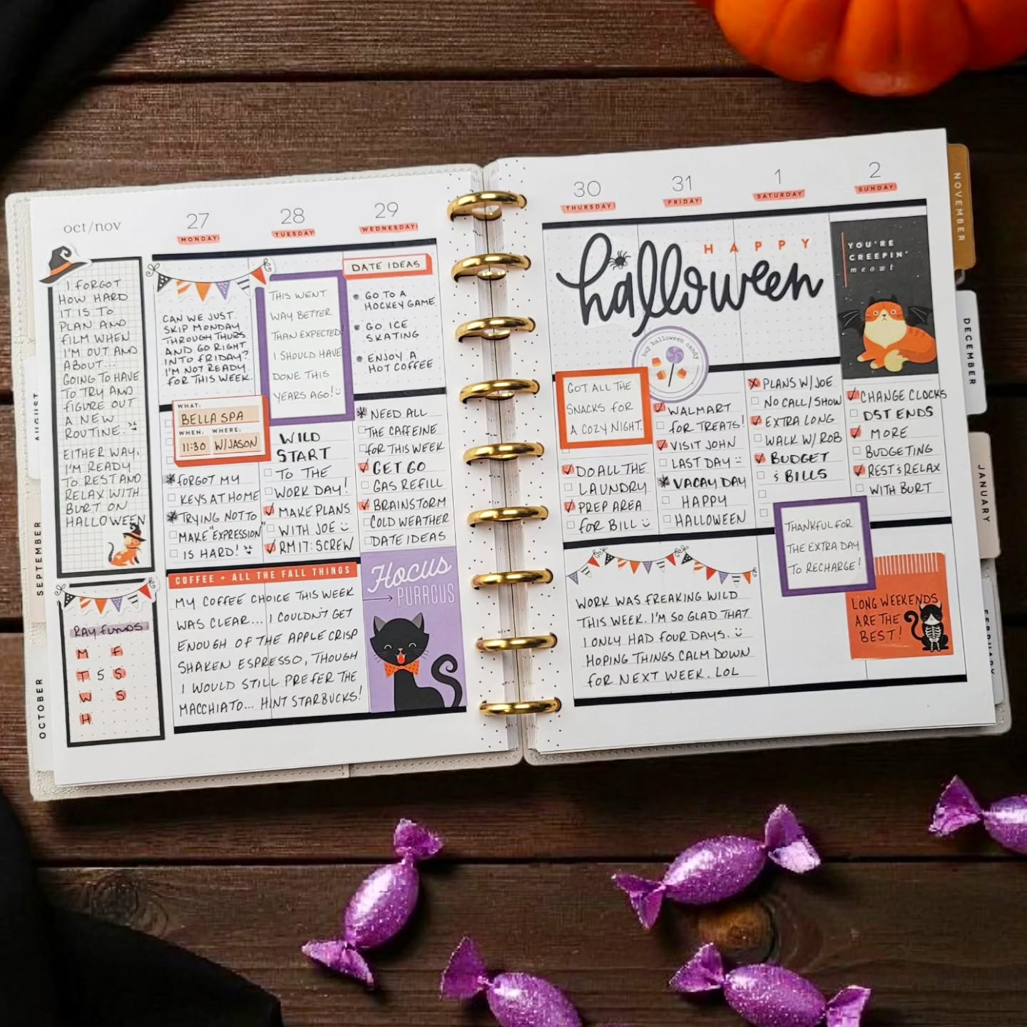 Halloween week is always an eventful week! 😆
.
#afterthepen #plannerspread #weeklyspread #plannercommunity #planwithme #plannerlove #ilovemyhappyplanner #happyplanning #thehappyplanner #iamahappyplanner #planneraddict #stickeraddict #plannerobsessed #plannerlife #planahappylife #planyourweek #plannernerds #plannerstickers #happyplannerinspiration #checklistlayout #halloweenplannerstickers #halloweenplanner