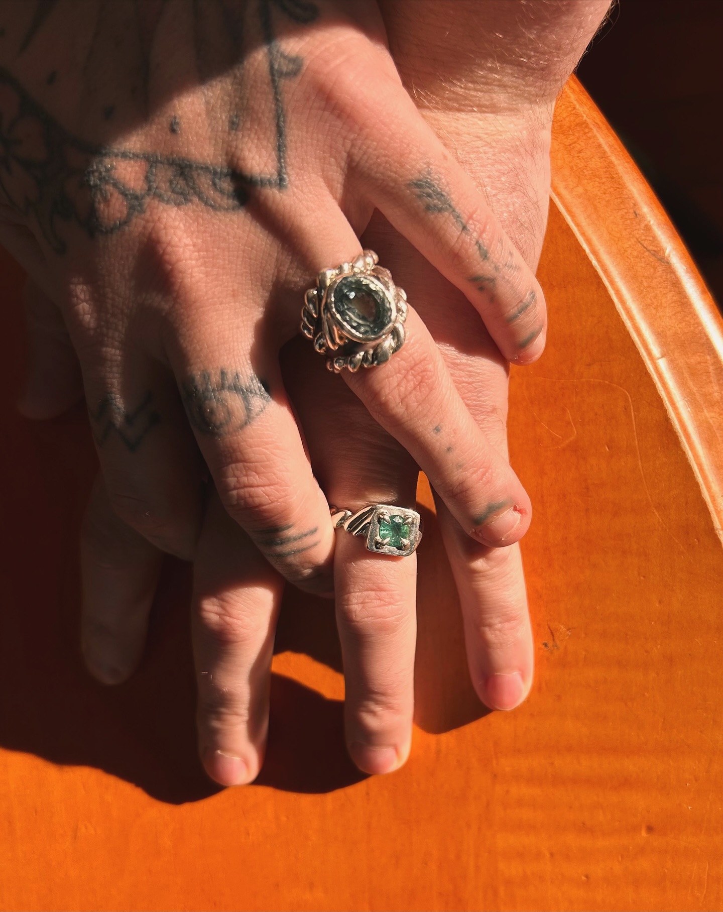 I’m such a lucky girlie to have the best customers.
I love when I get to see my creations being enjoyed with pride. Thank you for sharing this cute pic 💕
Wedding rings to sit with the aquamarine ring from a while ago and a matching emerald ring for him 💚
#handmade #weddingring #engagementring #aquamarine #emerald #couple #jewellery #jewelry