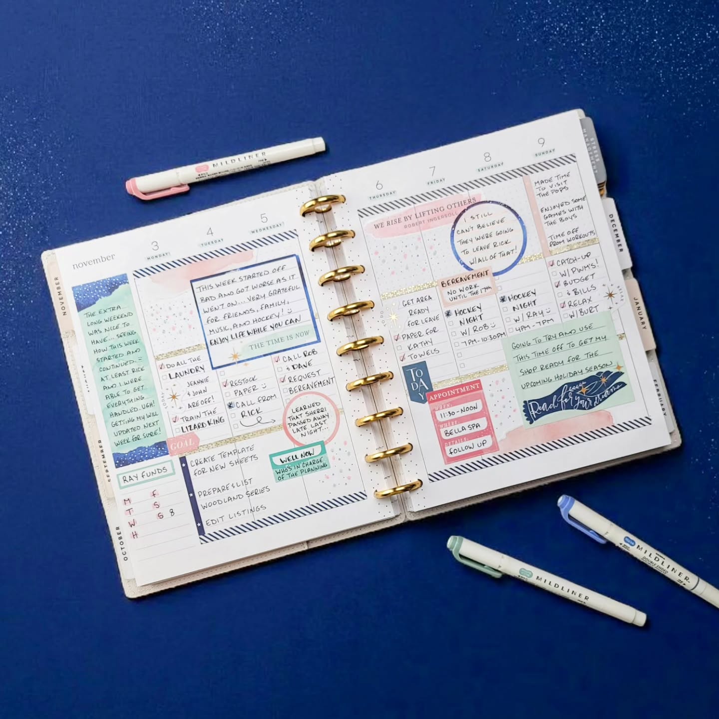 Definitely not the week that I had planned for, but in real life, you have to go with the ebb and flow.
.
#afterthepen #plannerspread #weeklyspread #plannercommunity #planwithme #plannerlove #ilovemyhappyplanner #happyplanning #thehappyplanner #iamahappyplanner #planneraddict #stickeraddict #plannerobsessed #plannerlife #planahappylife #planyourweek #plannernerds #plannerstickers #happyplannerinspiration #checklistlayout