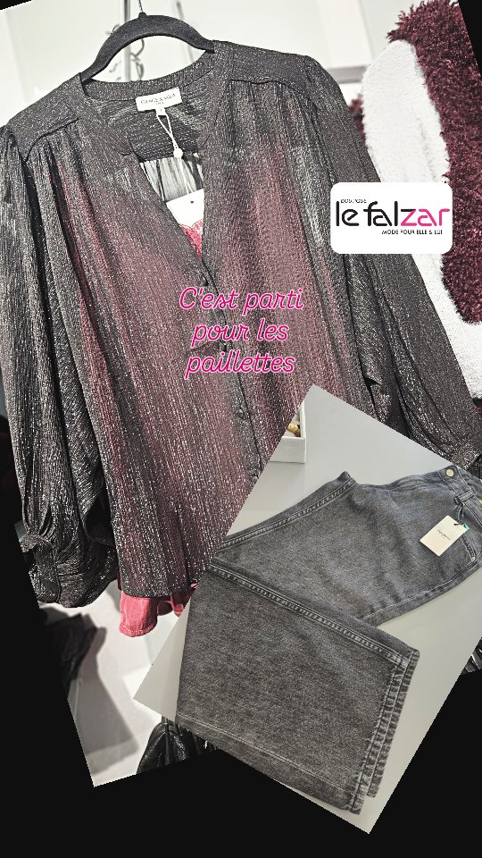 ET TOI PAILLETTES ?
Pour ma part c'est un grand oui !
Ce que j'aime c'est les mixer avec un basique pour casser le style trop bling bling à part les fêtes de fin d'année là on peut se permettre la totale.
#paillettes #look #boutique #fashion #lefalzar