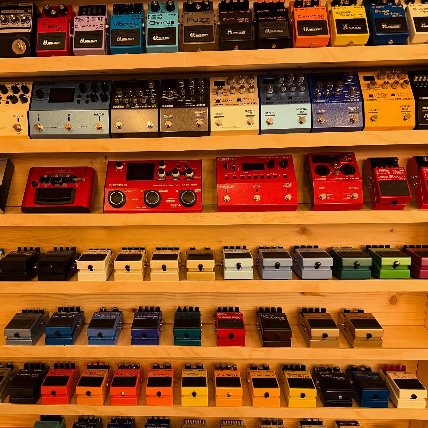 Maybe the best selection of Boss pedals around! Come explore the Wall of Tone at GB Music & Sound, Canada’s destination for gear.
