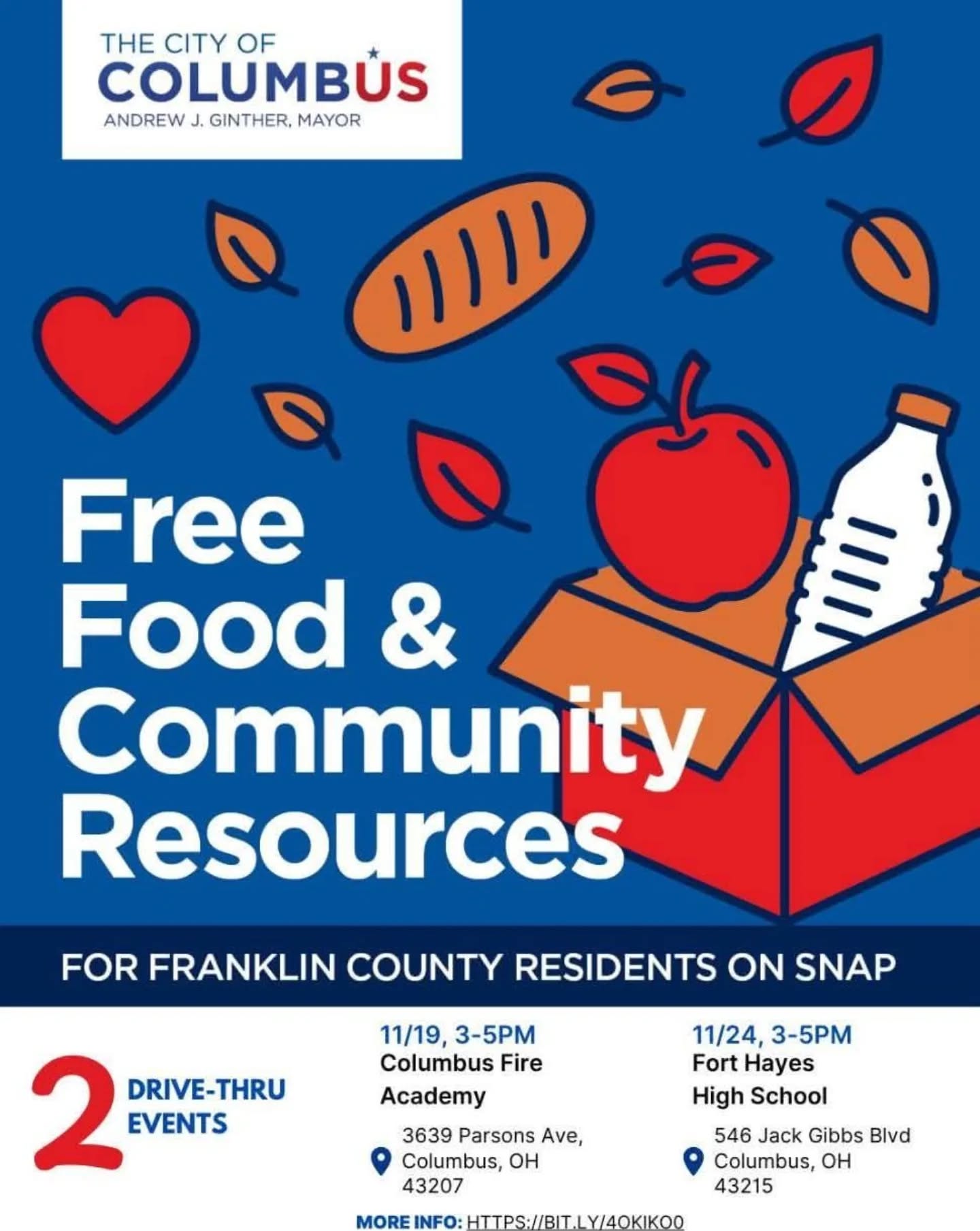 Happening now!
Spread the word.
We still have PLENTY of great food to give out and we will stay as long as there is a line!
Yes, we will stay later than 5 p.m.
If you have the need, swing on by--SNAP card or not.
See you soon!