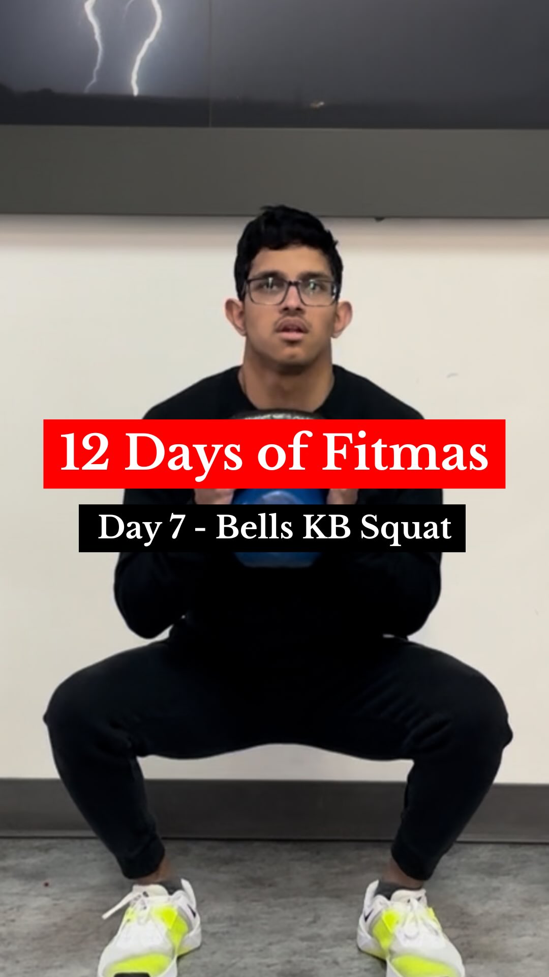 12 Day of Fitmas Day 7 - Bells KB Squat
For today (December 18th 2025) do:
1 minute Partridge Military Plank
2 Frosty Reverse Burpees
3 Boxing Day Box Jumps
4 Leaping Burpees / Frog Jump
5 Reindeer DB RDL to row
6 Elf Plank Cross Kick
7 Bells KB Squat
#yycfitness #yycfit #yycfitfam #calgaryfitness #calgaryfit