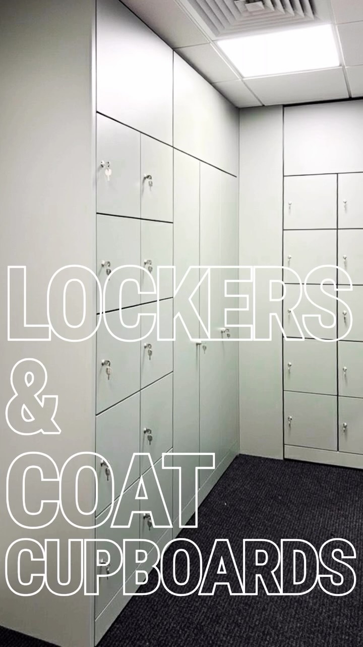 One of the most sought combinations in modern offices: lockers + garment storage (aka coats cupboards).
Images now available on our project galleries 📸