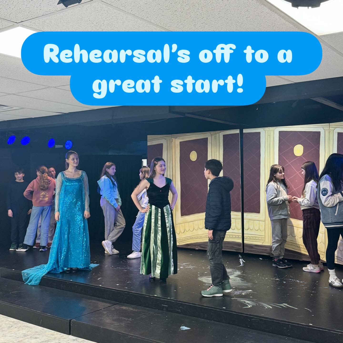 We had a WINTEResting rehearsal tonight. What started as a weird smelling paint bucket became an investigation by the fire department. But everythingâs fine and everyoneâs safe! If you want to see some of this magic, tickets are on sale now! Friday and Sunday are already sold out, but we have two shows on Saturday with tickets still available!
#crotonacademy #frozen #frozenjr #frozenjrthemusical #kidstheater #kidsmusical