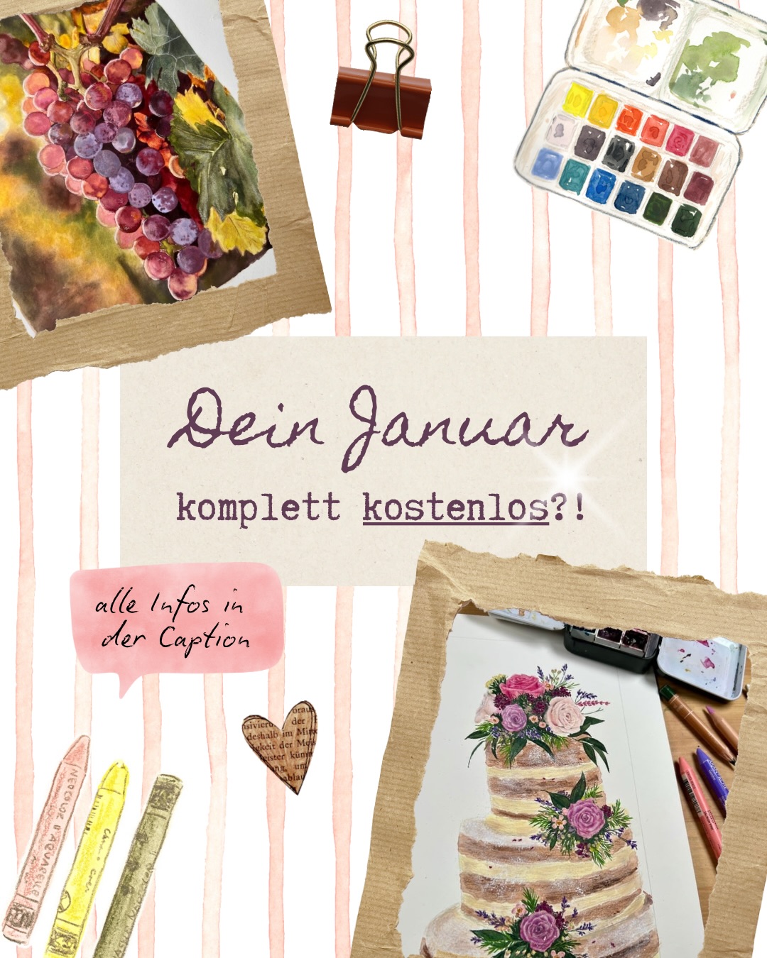 (werbung) Ich gönne mir im Januar eine kleine Pause auf @patreon und du kannst dir dafür den Monat kostenlos sichern 🥰
💫 Wie das geht?
Einfach bis einschliesslich 31.12. als zahlendes Mitglied dazu kommen, dann wird im Januar kein neuer Beitrag für dich fällig.
🤗 Du kannst so gemütlich im Januar ganz in deinem Tempo stöbern und die Inhalte nachholen, die dir gefallen. Denn du hast vollen Zugriff auf die gesamte Mediathek (200 Beiträge!) - je nach deinem gewählten Level.
Lediglich neue Inhalte wird es im Januar aufgrund meiner Pause keine geben 😉
Hast du noch Fragen? Dann ab damit in die Kommentare oder schreib mir gern eine Nachricht ☺️
.
.
#watercolor #membership #mixedmedia Illustration Sketchbook artist Livestream Tutorial Malvorlage goodies Inspiration Aquarell