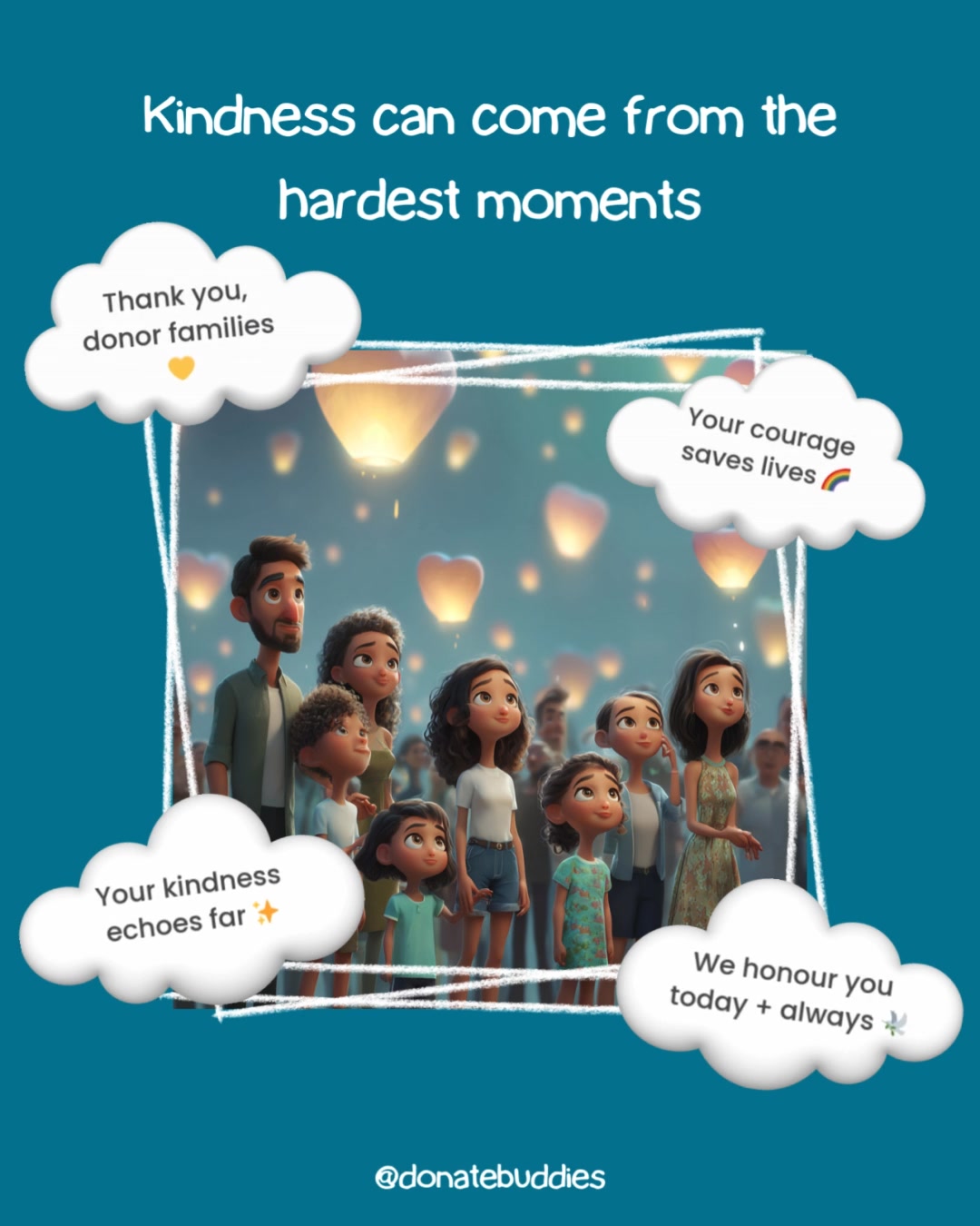 Feel-Good Friday 💛🌈
Today we honour donor families — the quiet heroes whose courage brings second chances and new beginnings.
Your kindness changes lives.
Your generosity saves futures.
Your legacy lives on.
Thank you. 💛✨
#DonateBuddies #FeelGoodFriday #DonorFamilies #KindnessInAction #OrganDonationAwareness #EverydayHeroes
⚠️ Disclaimer:
Donate Buddies shares educational content to raise awareness of organ and tissue donation in Australia. It is not medical advice. Please seek guidance from your healthcare professional or transplant team for personal medical concerns.