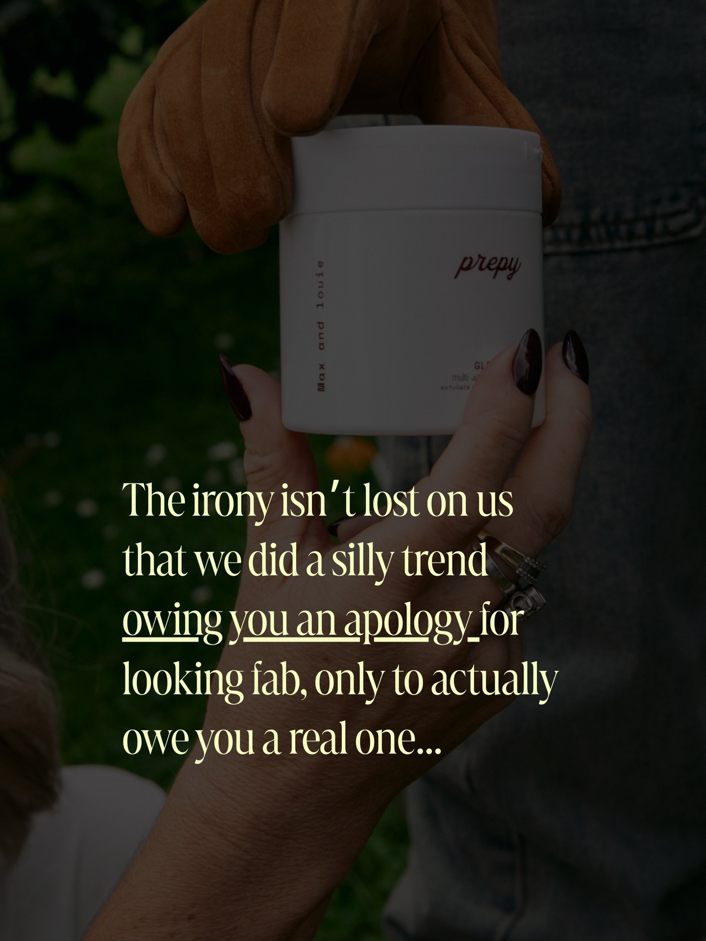 A big, fat sorry 🤍
The Prepy delay was huge. For us, and for you.
If it disrupted a routine you trusted us with, we’re genuinely sorry.
Thank you for the patience, kindness, and grace you showed us 🥹
Prepy is back.
And we don’t take your support lightly. Xx