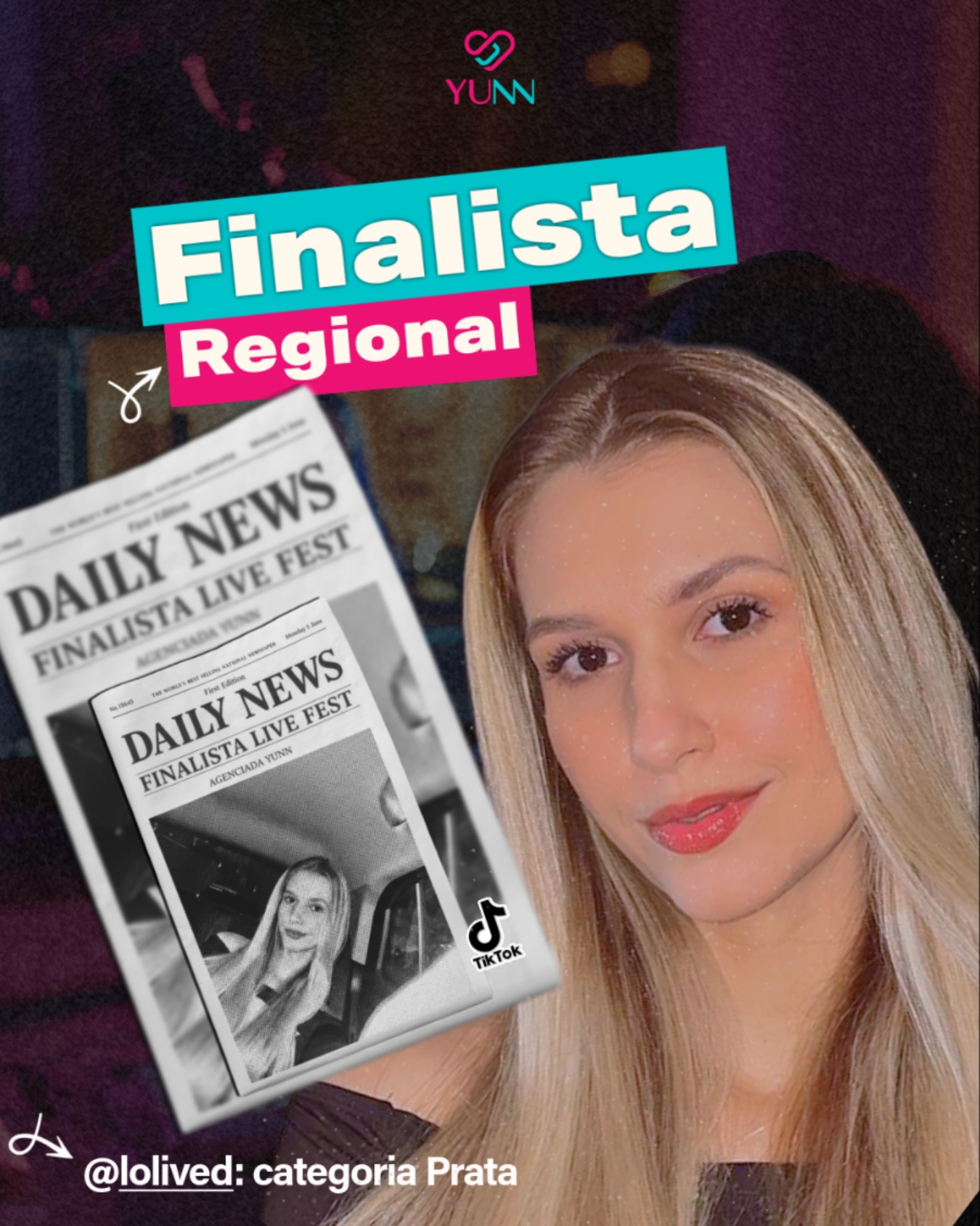 🏆Tem gente que conquista pelo barulhoo
E tem gente que conquista pelo brilho doce, aquele que chega quietinho… e quando a gente percebe, já tomou o coração de todo mundo. 🌎 💗✨
A @lolived é exatamente assim!
Com leveza, carinho e uma entrega linda, ela foi crescendo, encantando, se dedicando de verdade, e hoje está na Final Regional do Live Fest, Categoria Prata!!
Um reconhecimento que diz muito sobre quem ela é e sobre tudo que ela colocou nesse caminho. 💕
E agora, é nosso momento como time Yunn
Momento de mostrar pra ela que não chegou aqui sozinha, que existe uma rede inteira torcendo, vibrando e acreditando.
Então:
🌸 Apertem os cintos, ativem o modo torcida, compartilhem, apoiem, vibrem, votem.
Vamos levar essa energia até o fim, do jeitinho que ela merece. ✨
Porque quando alguém brilha bonito assim… a gente apoia ainda mais bonito! @ednaloliv
