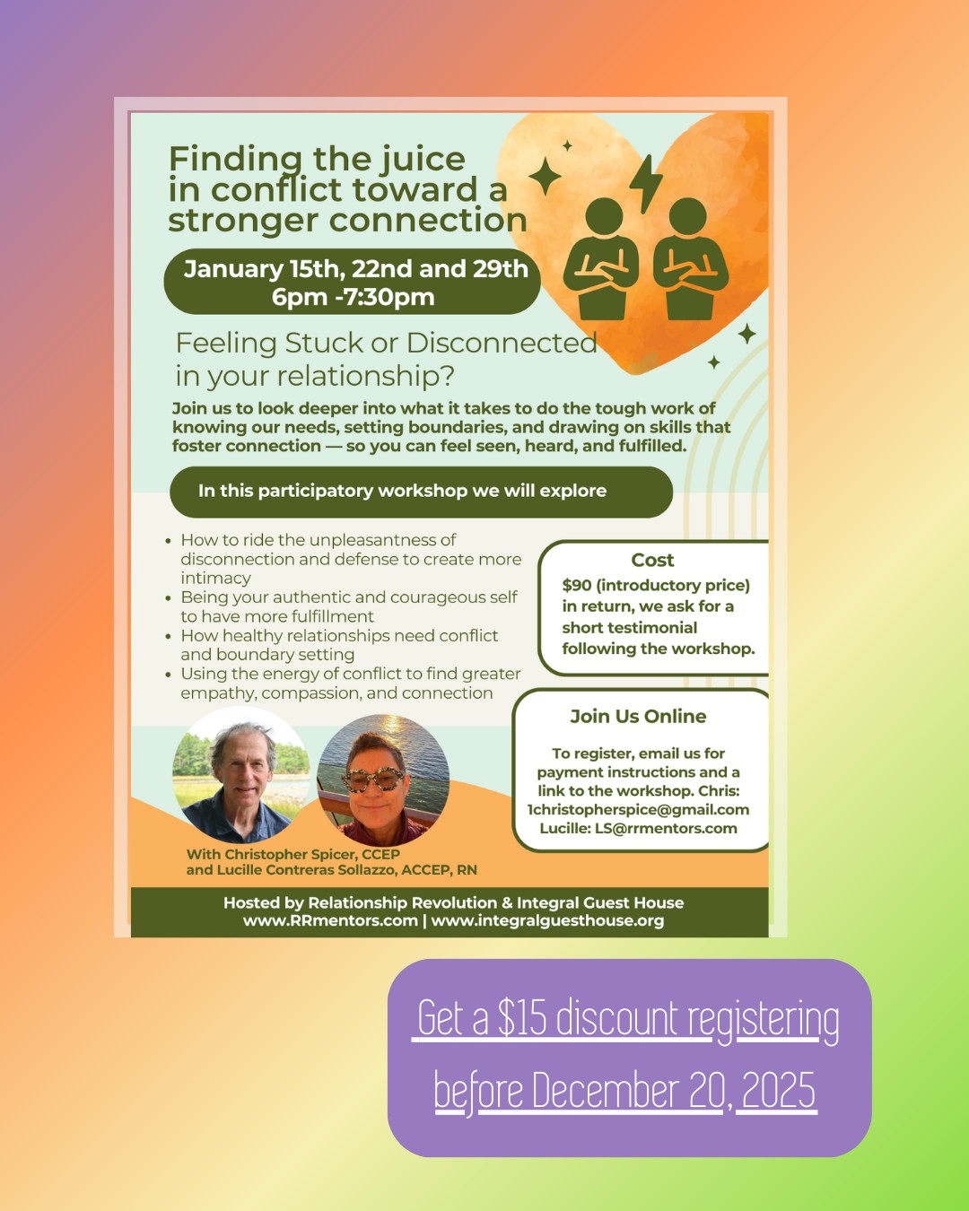 Register:
https://www.meetup.com/being-me-in-relationships/events/312168094/?utm_medium=referral&utm_campaign=share-btn_savedevents_share_modal&utm_source=link&utm_version=v2&member_id=299283162
#rrmentors #relationshiprevolutionmentor #healthyrelationships #relationships