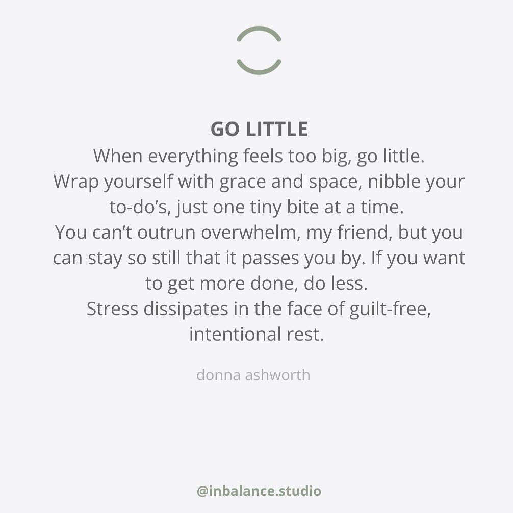 “Stay so still that it passes you by”