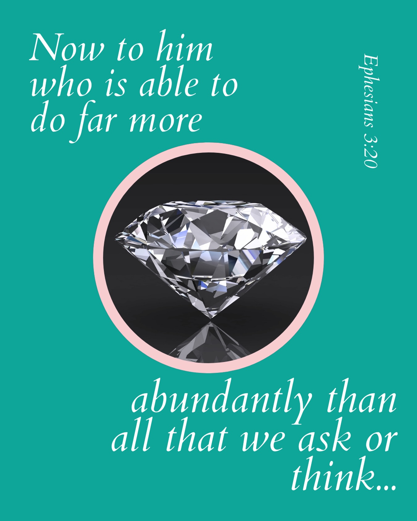 💎✨ Ephesians 3:20 — A God Who Does More ✨💎
“Now unto Him who is able to do exceedingly, abundantly above all we ask or think…” — Ephesians 3:20
Everyone wants to shine like a diamond…
but not everyone wants to be cut.
The truth is, diamonds don’t sparkle without pressure, carving, and refining. And neither do we. The process isn’t always pretty, painless, or quick—but it is purposeful. God shapes us through seasons we don’t always understand so that His glory can shine through us in ways we never imagined.
If you’re being stretched…
If you’re being pressed…
If you’re being refined…
Take heart. God is not destroying you—
He’s developing you.
And your shine will be greater because of the process.
✨ He is doing more behind the scenes than you can see.
✨ More in your heart than you realize.
✨ More with your life than you ever dreamed.
➡️ Call to Action:
Share this with someone who needs the reminder, and drop a “💎” in the comments if you’re trusting God through the refining season.
#Ephesians320 #PurposeInTheProcess #RefinedByGod #DiamondFaith #ShineBrighter #GodIsAble #FaithJourney #TrustTheProcess #SpiritualGrowth #christianinspiration