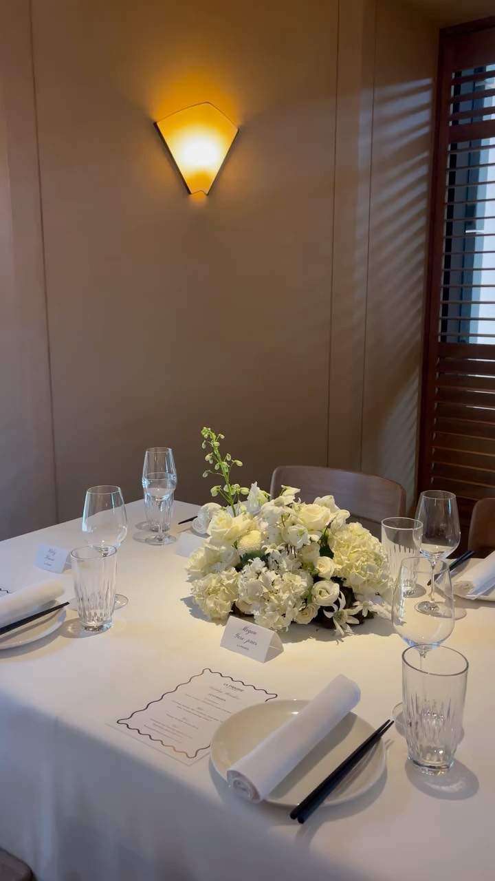 White Christmas for the annual @laprairie Festive Luncheon