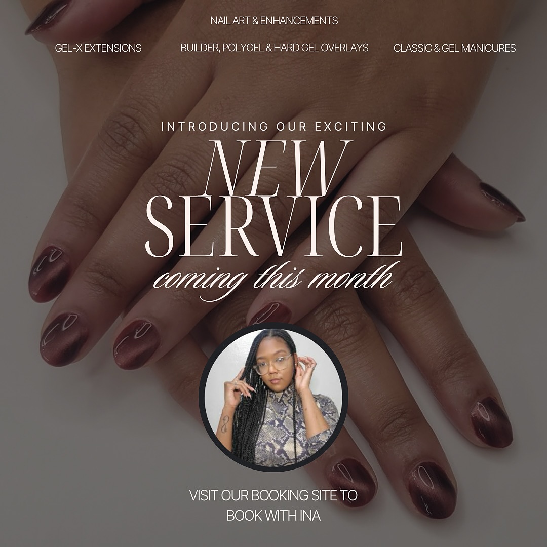 Weāve been working on something special š¤
Nail services are coming to Catalina Dry Bar late December, led by Ina āØ
Thoughtful manicures, healthy overlays, Gel-X extensions, and elevated nail art ā all in the Catalina way.
Stay Tuned. Appointments will open soon. We canāt wait to welcome you š