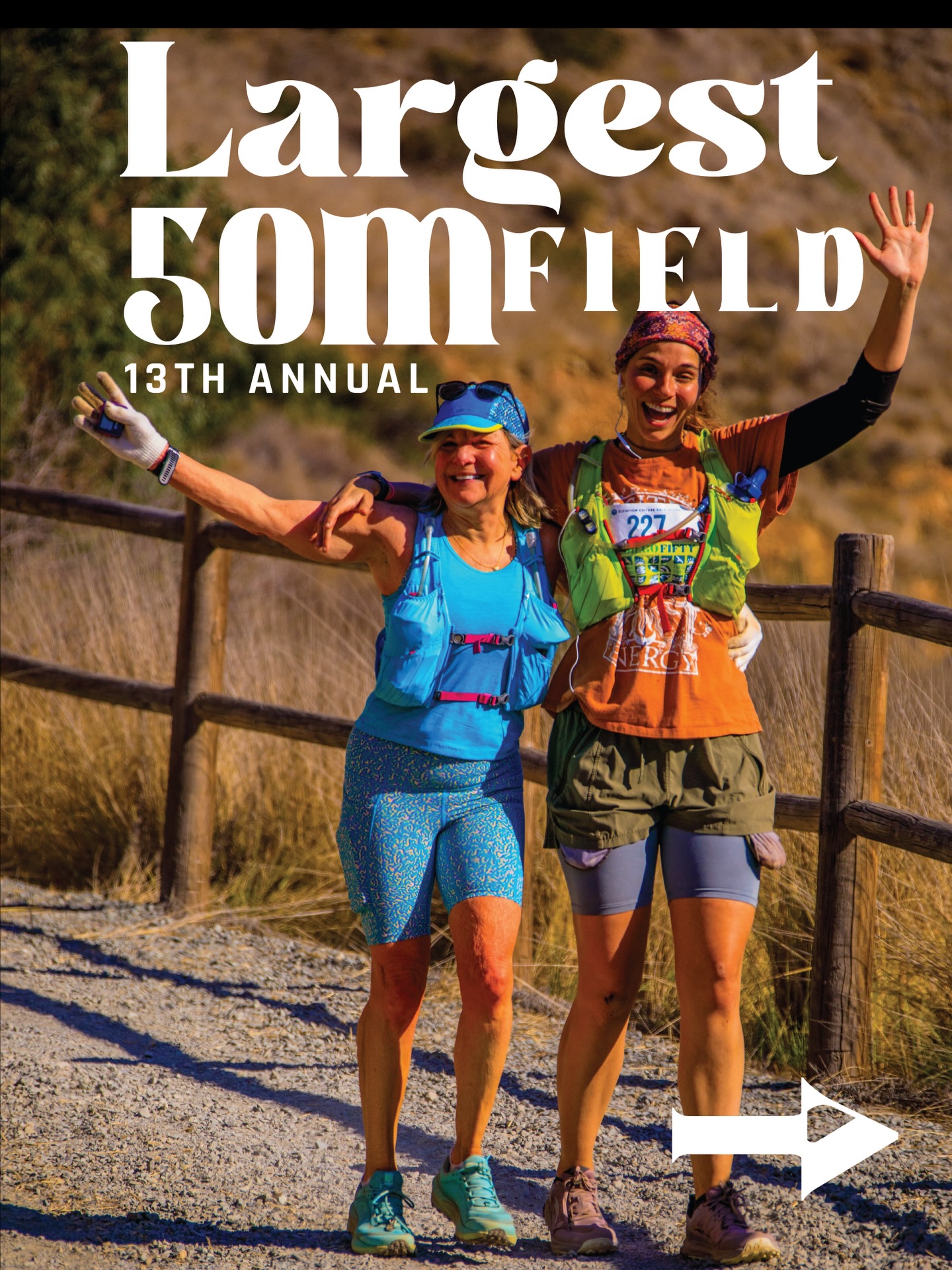 It’s GOING DOWN! Thank you for choosing the San Diego 50 for your first, second, tenth, or hopefully not your last 50 Miler. It is officially our largest 50 mile field and we are GRATEFUL. So, check back tomorrow for a little treat.