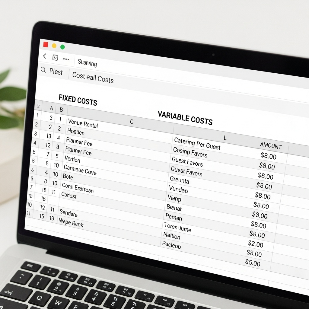 Are you ready to stop stressing over budget creep? 💸 The secret to financial control is mastering two simple categories! Successful event budgeting starts with a clear line between Fixed and Variable costs. Fixed costs don't change based on your guest count (e.g., Venue Rental, Planner Fee, DJ). Variable costs fluctuate with every RSVP (e.g., Catering per person, Guest Favors, Liquor packages). When you start a new budget, make two columns: Fixed and Variable. Prioritize filling out your Fixed column first, as this locks in your foundation! What's the biggest Fixed cost you always budget for first? Drop your essential line item below! 👇 #EventBudget #BudgetHacks #EventPlannerTips #FixedVsVariable #FinancialPlanning