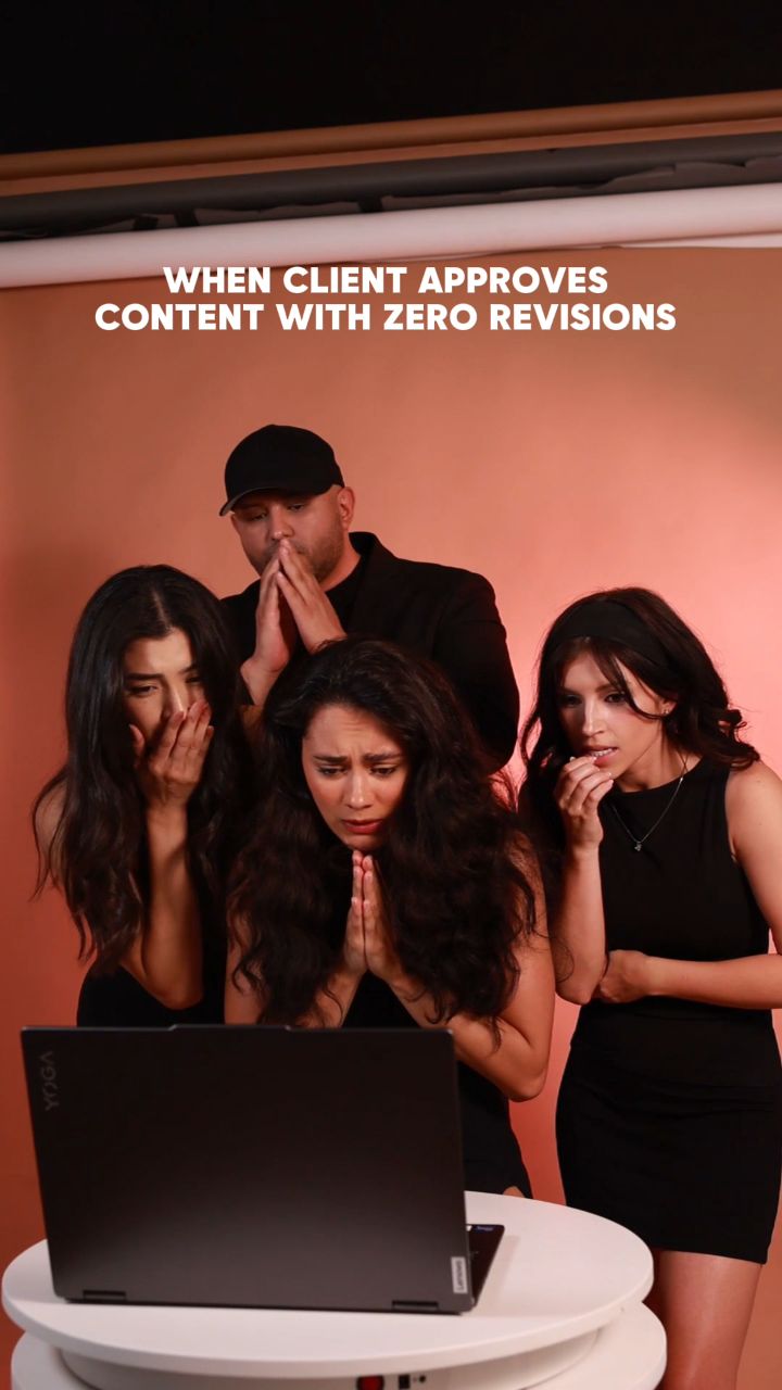 Thankfully at @chidomarketing this is the norm.... but we've all been there 😅 #contentcreationagency #videorevisions #ocmarketingagency #videographerproblems