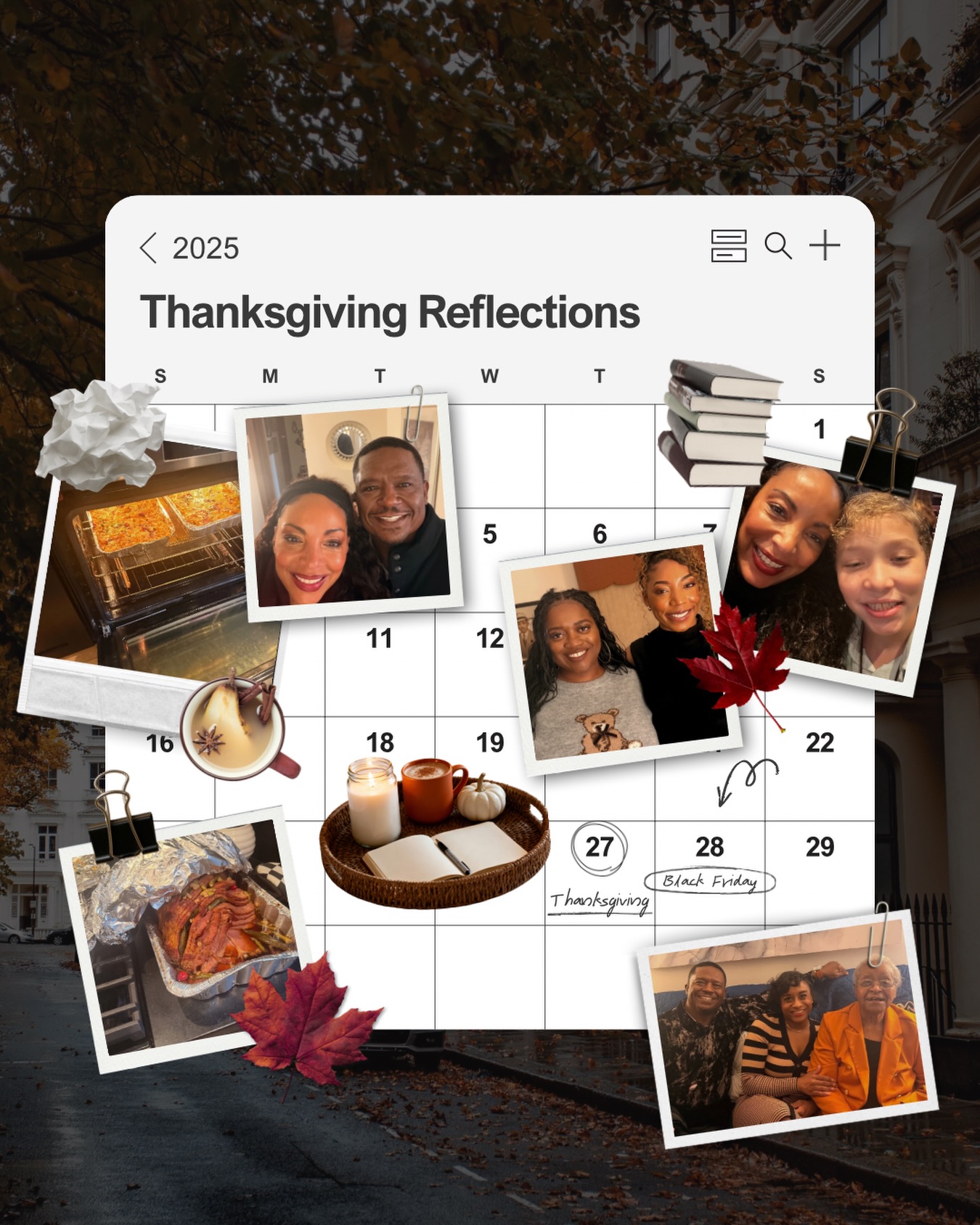✨ Thanksgiving Reflections ✨
Is it just me, or did Thanksgiving sprint by like it was late for Black Friday deals? I blinked ONCE and suddenly the turkey was gone, the leftovers were judged, and somebody was already asking where the Christmas tree is. 😅🎄
But as I was scrolling through the pictures (you know—the ones where half of us look confused and the other half look hungry), something hit me…
My girls have grown. My grandson has grown. And apparently I’ve grown too, but only in the waistline after all that great food. 🙃🦃
Looking at their faces—bigger, brighter, more themselves—made my heart swell. Moments like these remind me how precious every second is. God doesn’t just bless us with family—He blesses us with time with them… and the wisdom to appreciate it before they steal the last slice of pie again. 🙏🏽❤️
So here’s your reminder:
Laugh louder. Hug longer. Take the picture even if your hair isn’t ready. Celebrate the people who make your life rich, even when they also make the kitchen messy.
📣 Call to Action:
Drop one thing you’re grateful for in the comments—and tag someone who made your holiday sweeter. Let’s spread some joy before December gets ideas of its own. ✨🦃💛