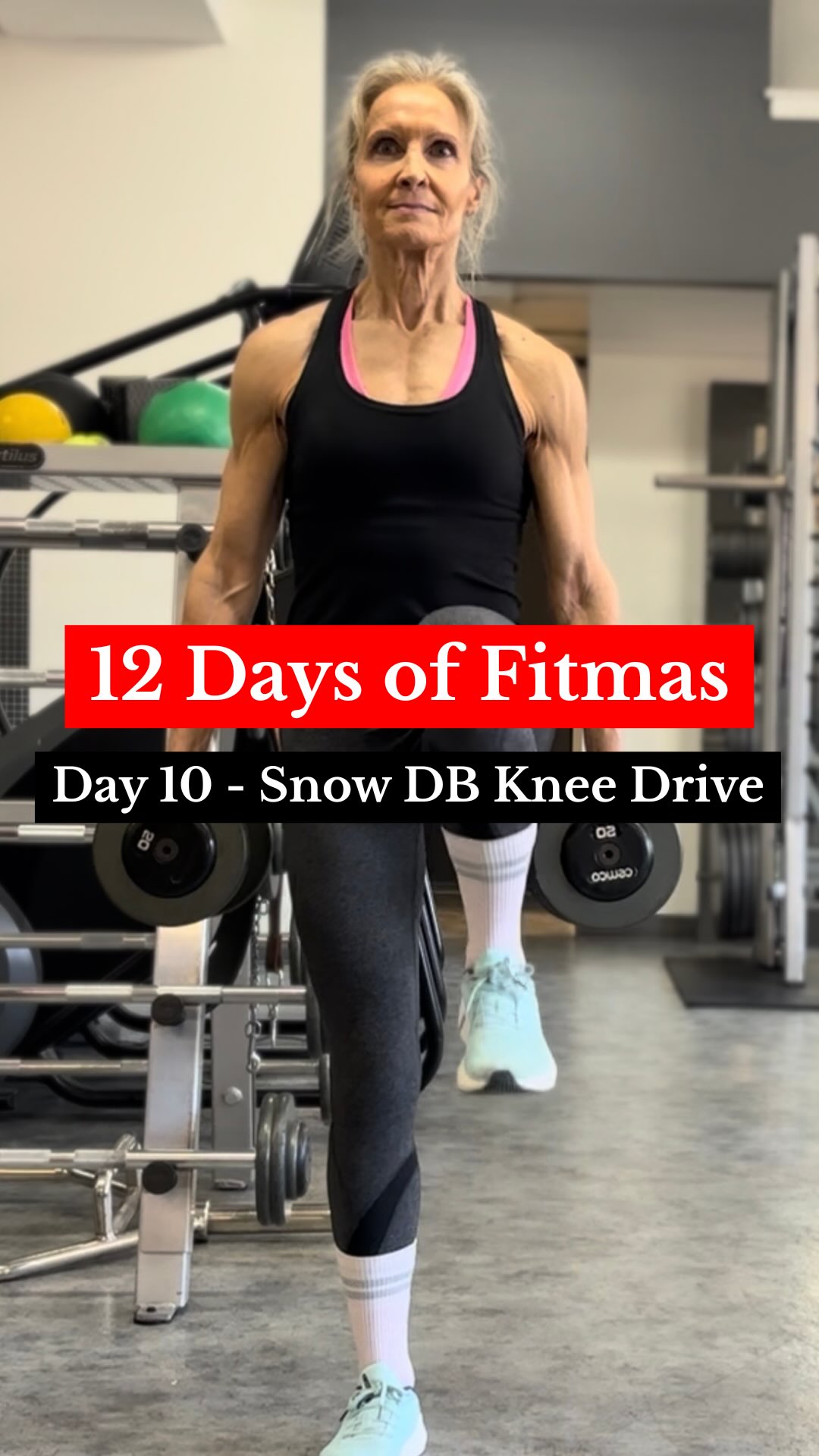 12 Day of Fitmas Day 10 - Snow DB Knee Drive
For today (December 21st 2025) do:
1 minute Partridge Military Plank
2 Frosty Reverse Burpees
3 Boxing Day Box Jumps
4 Leaping Burpees / Frog Jump
5 Reindeer DB RDL to row
6 Elf Plank Cross Kick
7 Bells KB Squat
8 Santa DB Kneeling Press
9 Snow Squat Jack
10 - Snow DB Knee Drive
#yycfitness #yycfit #yycfitfam #calgaryfitness calgaryfit