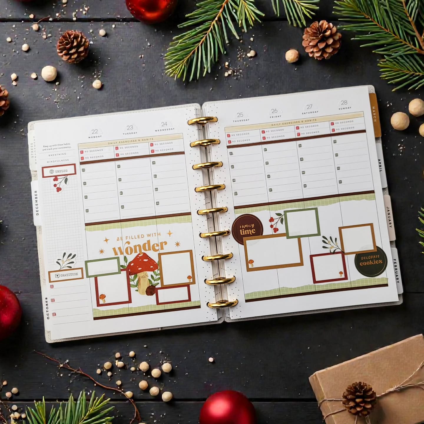 ✨️ Be filled with wonder ✨️
.
In need of some box stickers for your planner layouts? Check out my etsy shop... download, print, and cut in a variety of colors!
.
#happyplannerstressmanagement #PlannerCommunity #beforethepen #weeklylayout #christmasplanner