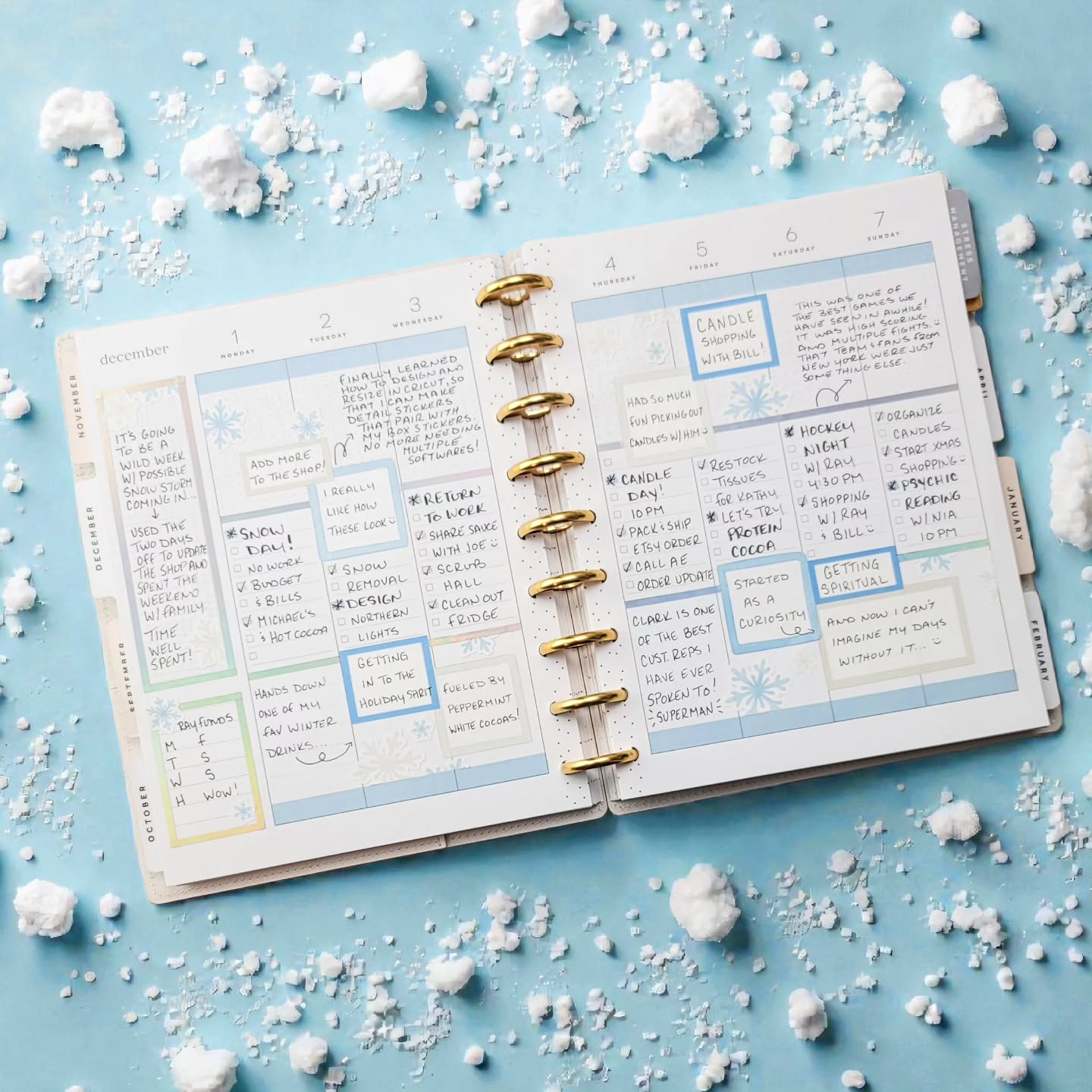 ❄️ Despite the winter storm and the return to work, this week actually turned out to be one of the best weeks. ☃️
.
In need of some box stickers for your planner layouts? Check out my etsy shop... download, print, and cut in a variety of colors!
.
#weeklylayout #PlannerCommunity #checklistlayout #afterthepen #happyplanner