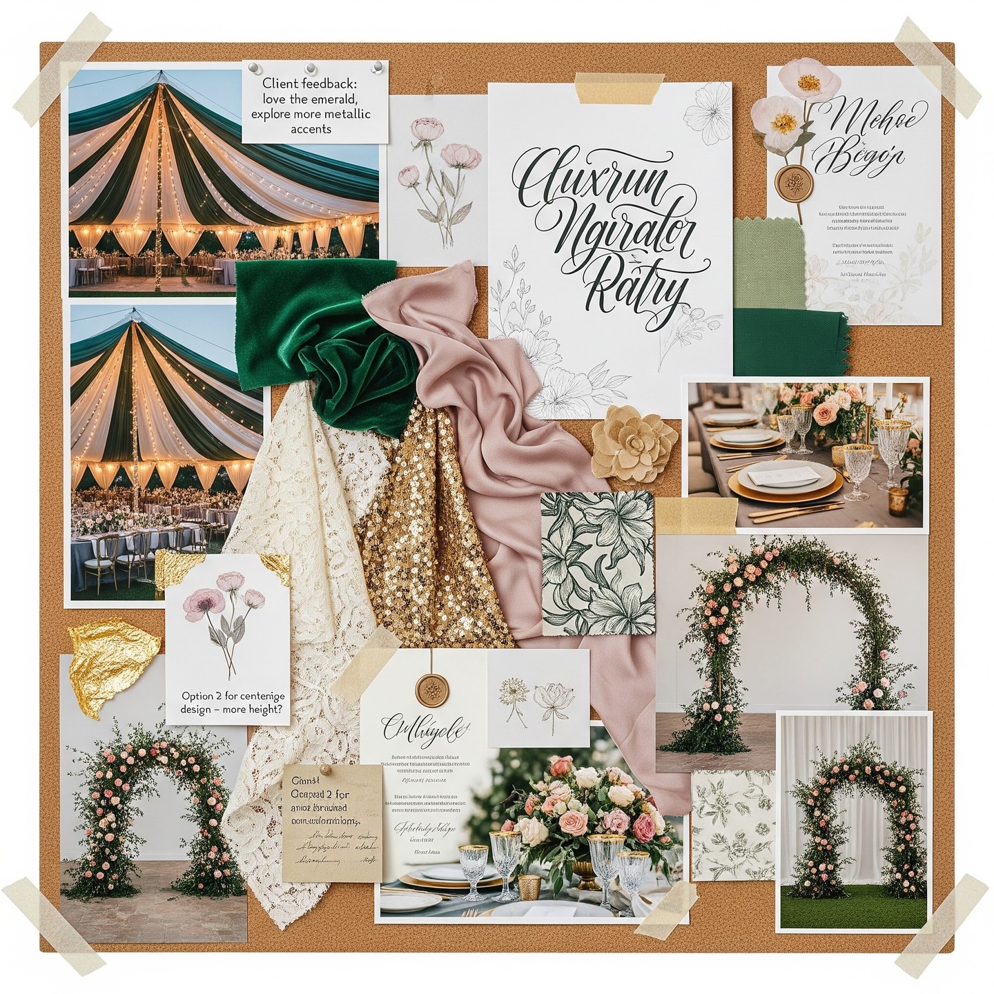 Inside Our Design Process: Building the Mood. 🖼️ Every spectacular event starts with a curated mood board. It’s our visual contract with the client, ensuring every detail from the font to the fabric is cohesive. Tell us your event type, and we'll send you a mini-mood board idea in your DMs! Drop an emoji below to get started! 👇 #MoodBoard #DesignProcess #ClientCollaboration #CreativeEvents #EventInspiration #eventsbymdmassociates #mdmassociates #dmvplanner #dmvpartyplanner #dmveventplanner #thedifferenceisinthedetails #the360difference