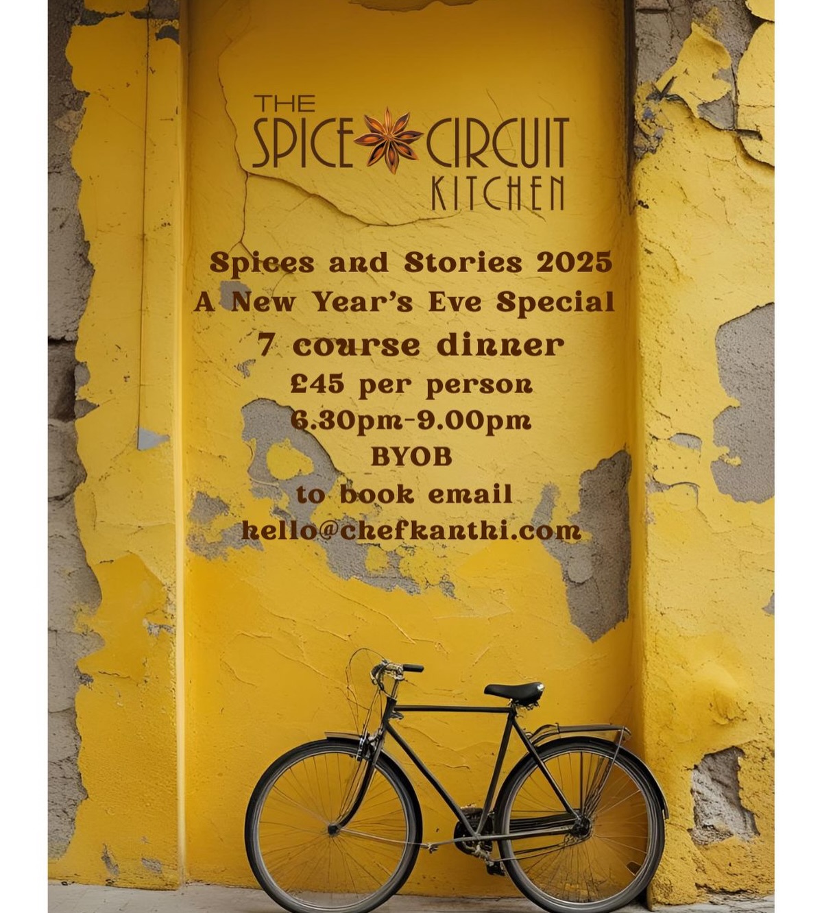 I will be cooking the best of 2025 on the last day of the year. Each course will come with a story and each story will highlight a spice @t_s_c_kitchen
31st December
6.30pm
Bring your own
£45 per head including a glass of bubbles
Only 14 spaces
To book email -
hello@chefkanthi.com