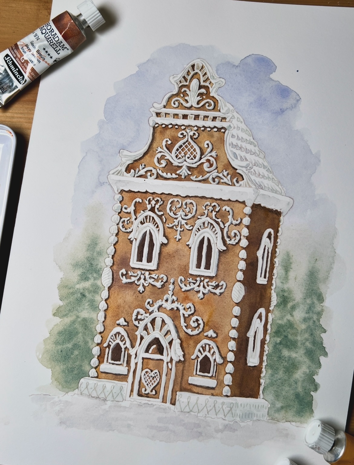 (werbung) LEBKUCHENHAUS 🍪
Unser letztes Tutorial für dieses Jahr und super, um von den (stressigen) Weihnachtsfeiertagen zu entspannen 😄
Ich habe ganz entspannt Maskierflüssigkeit verwendet, es geht aber natürlich auch ohne 😉
Referenzbild und Skizze gibts dazu - zum übertragen oder direkt aufs Papier drucken
➡️ das Tutorial gibts auf @patreon zu finden und ist inklusive für alle Mitglieder ab Level „Sketchbookfreu(n)de“
🤫 psst: bis einschliesslich 3.1.2026 gibts das Tutorial 30% günstiger im Shop
Komm gut ins neue Jahr! 🥂🍾
#watercolor #tutorial #membership Aquarell Video Tutorial livestream create together Winter gingerbread Lebkuchen Weihnachten watercolour