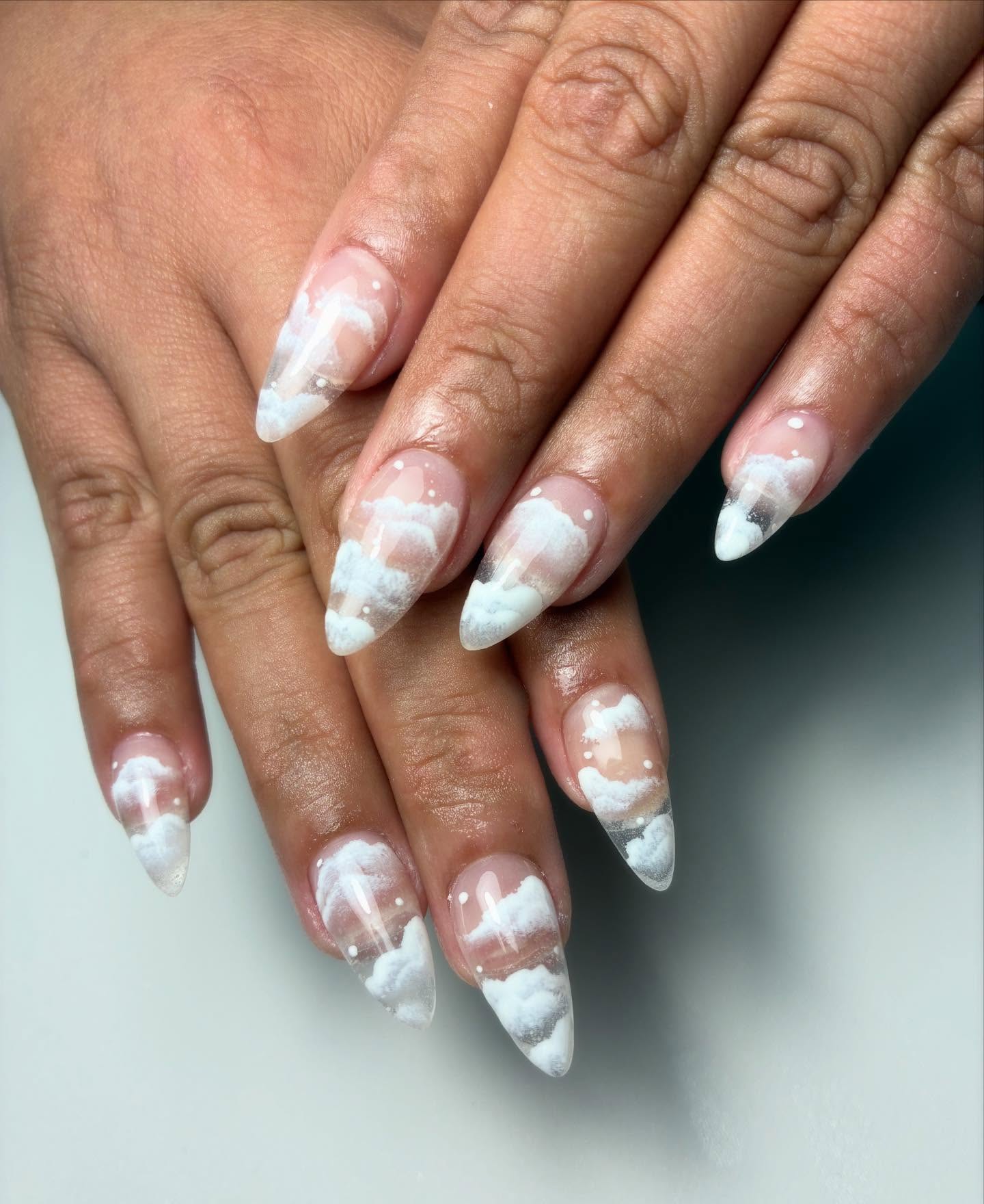 Head in the clouds ☁️
.
.
#cloud #cloudnails #acrylicnails #melbournenails #nailsmelbourne