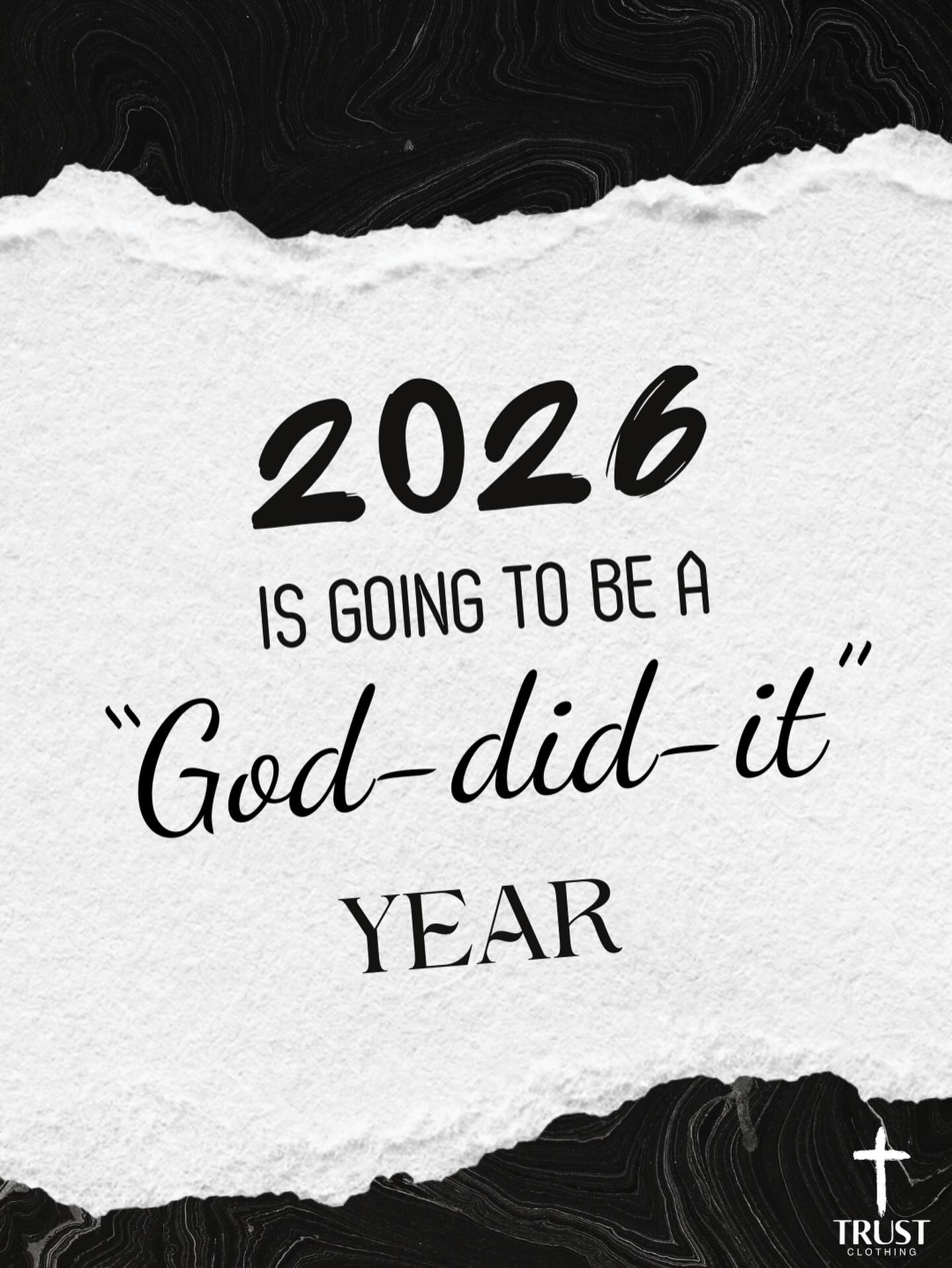 2026 is going to be a God-did-it year. Every step, every plan, every victory — all His glory. Trusting Him fully, walking in faith, and stepping into what He’s already made for me. Trust. Wear. Believe.
Type Amen if you’re ready for a God-did-it year too.