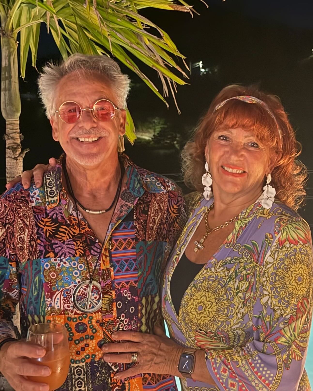 We flew home for Xmas with Lloyd/Maria and the two elder gkids at their new home in Bath. Packing a lot into the nine days, including a visit to the Roman Baths (not sure why we have never been before) and a nine mile Boxing Day walk ! Plus we saw Murray/Kim and the younger gkids who will be our first visitors to BriZo in Feb 26.
We flew out of Gatwick to Antigua the day before New Year’s Eve and were upgraded to business. thanks BA - who we once both worked for and where we met 45 years ago ! We don’t always fly business on day flights so it was an unexpected treat. We had returned for friends Mervyn (who we also met at BA) and Amanda at their Antigua house - The Theme was ‘The boat that Rocked’ so we dressed appropriately (Thanks Amazon). A lovely evening overlooking Falmouth harbour with a number of friends finished off by the spectacular view of several firework shows around the bay.
The weather since returning is sublime, light winds and very clear skies so we can clearly make out Guadeloupe over 50nm away. So a few days relaxation now and planning for the next phase until Murray arrives. Big shout out for all those who worked so hard to make our Xmas and new year so special including Logan (11) who used his 3D printer to generate an impossible part to find which has since now been installed on BriZo !!